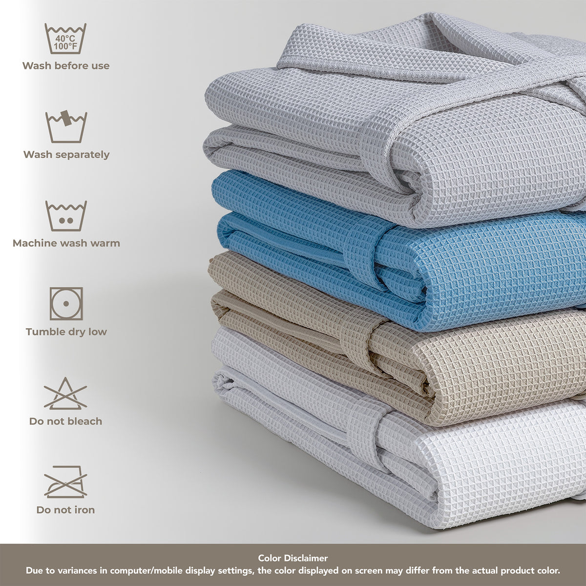 American Soft Linen Men's 100% Turkish Cotton Bathrobe | Micro Cotton Shawl Collar