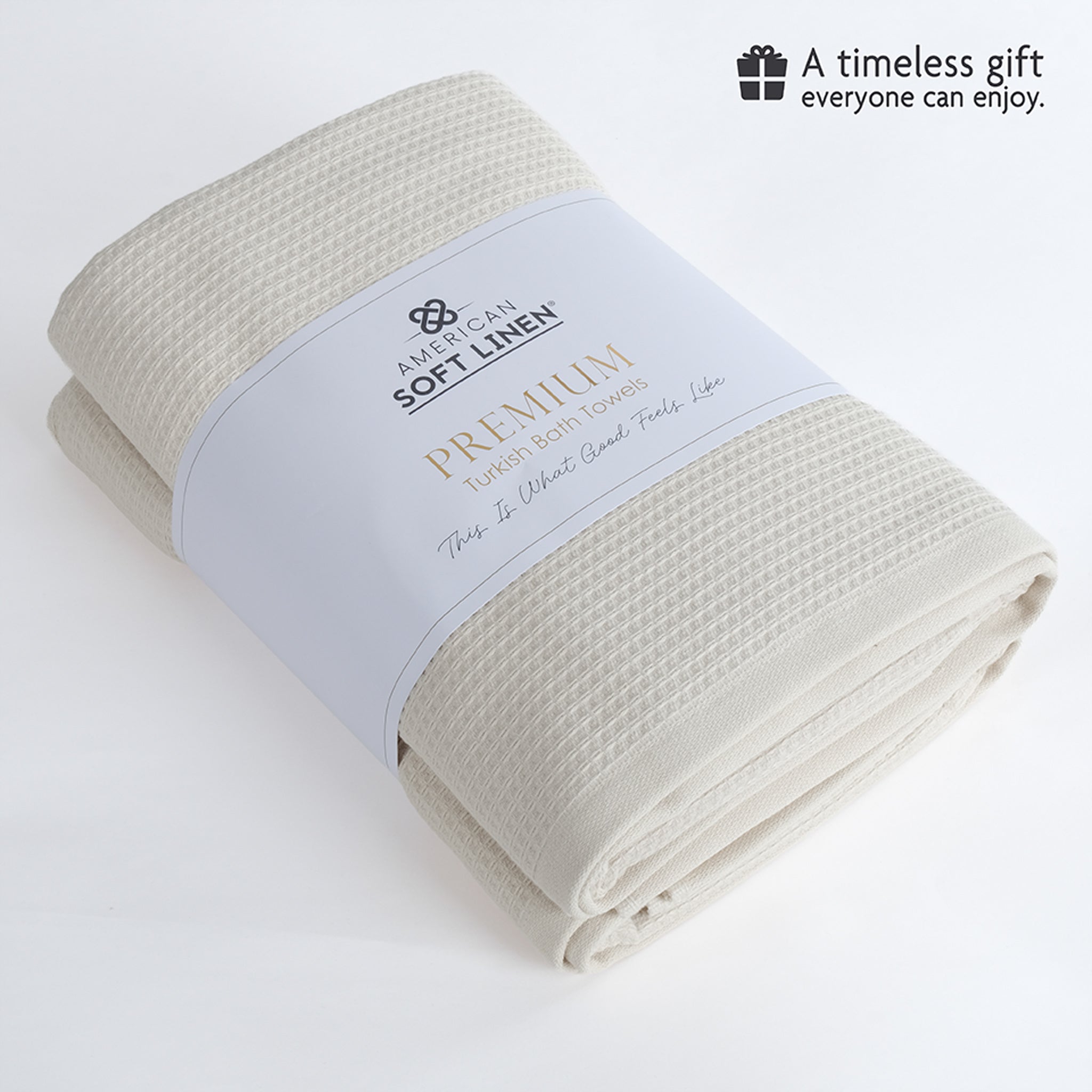 NOLA 2-Pack Turkish Cotton Bath Towels – 600 GSM Luxury Waffle Towels