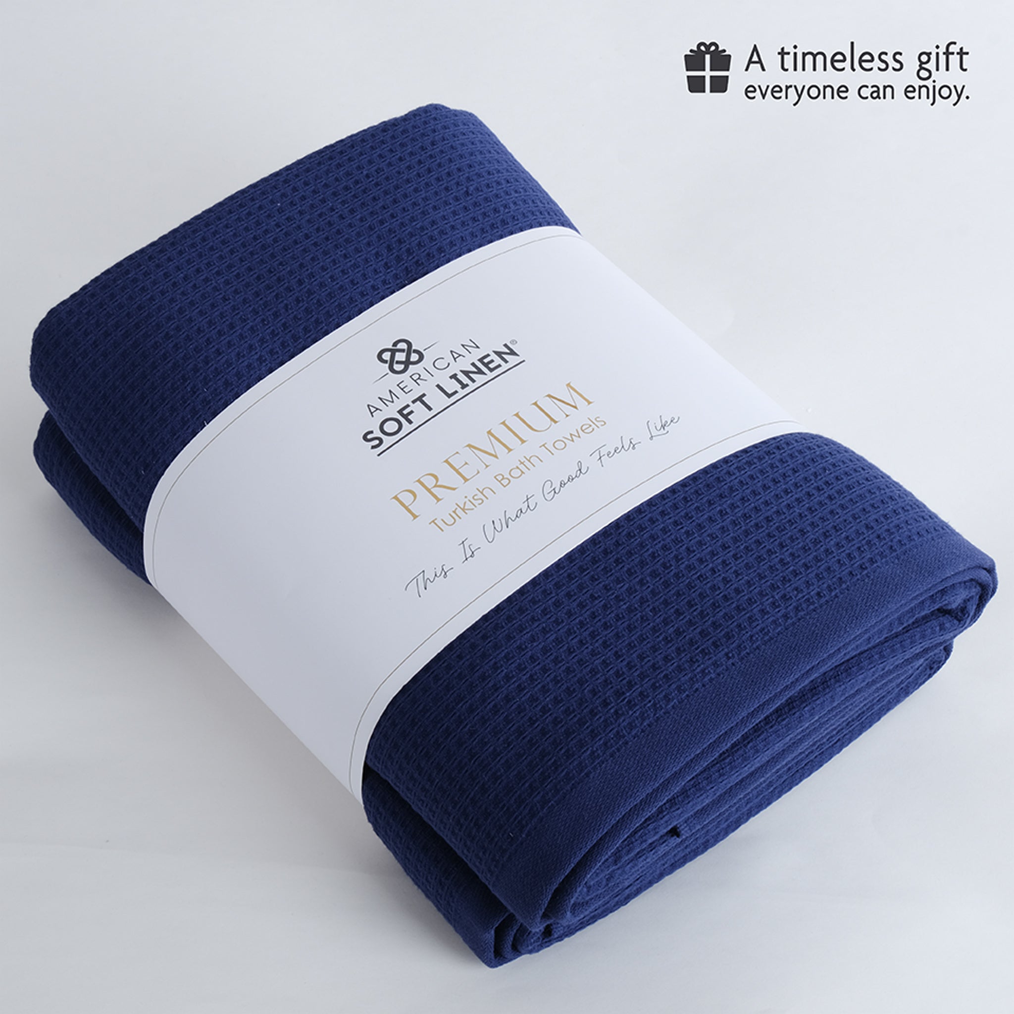 NOLA 2-Pack Turkish Cotton Bath Towels – 600 GSM Luxury Waffle Towels