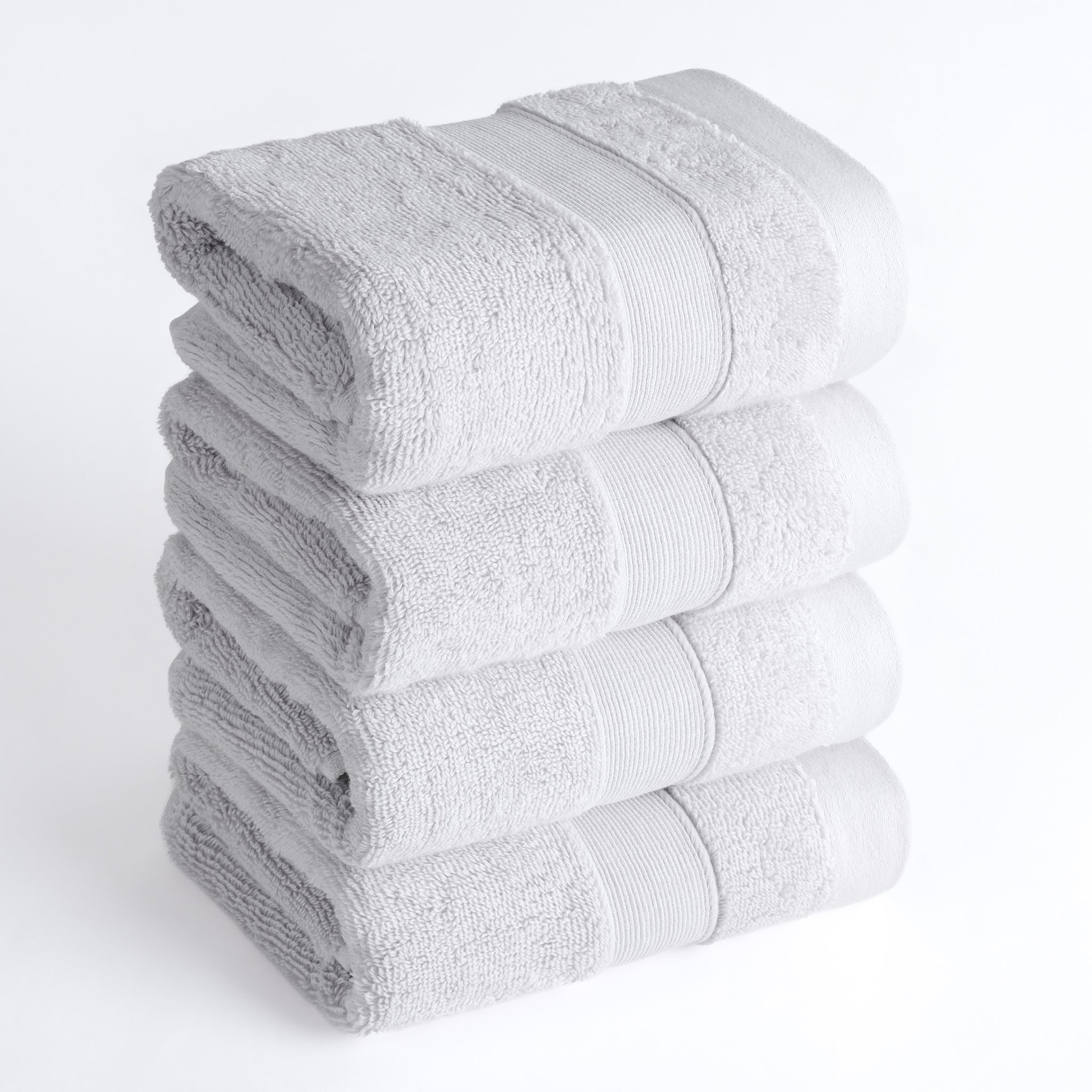 SIENA 4-Piece Turkish Cotton Hand Towels Set, Luxury Towels 700 GSM
