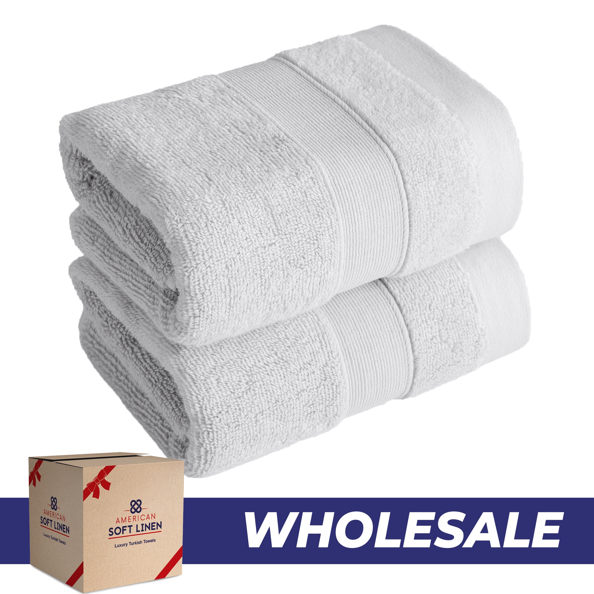 SIENA Wholesale Luxury Turkish Cotton Hand Towels – 700 GSM, Case Pack of 42
