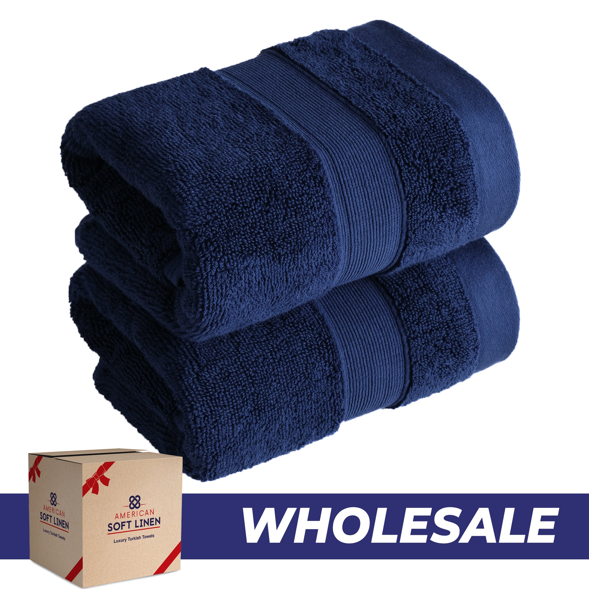 SIENA Wholesale Luxury Turkish Cotton Hand Towels – 700 GSM, Case Pack of 42