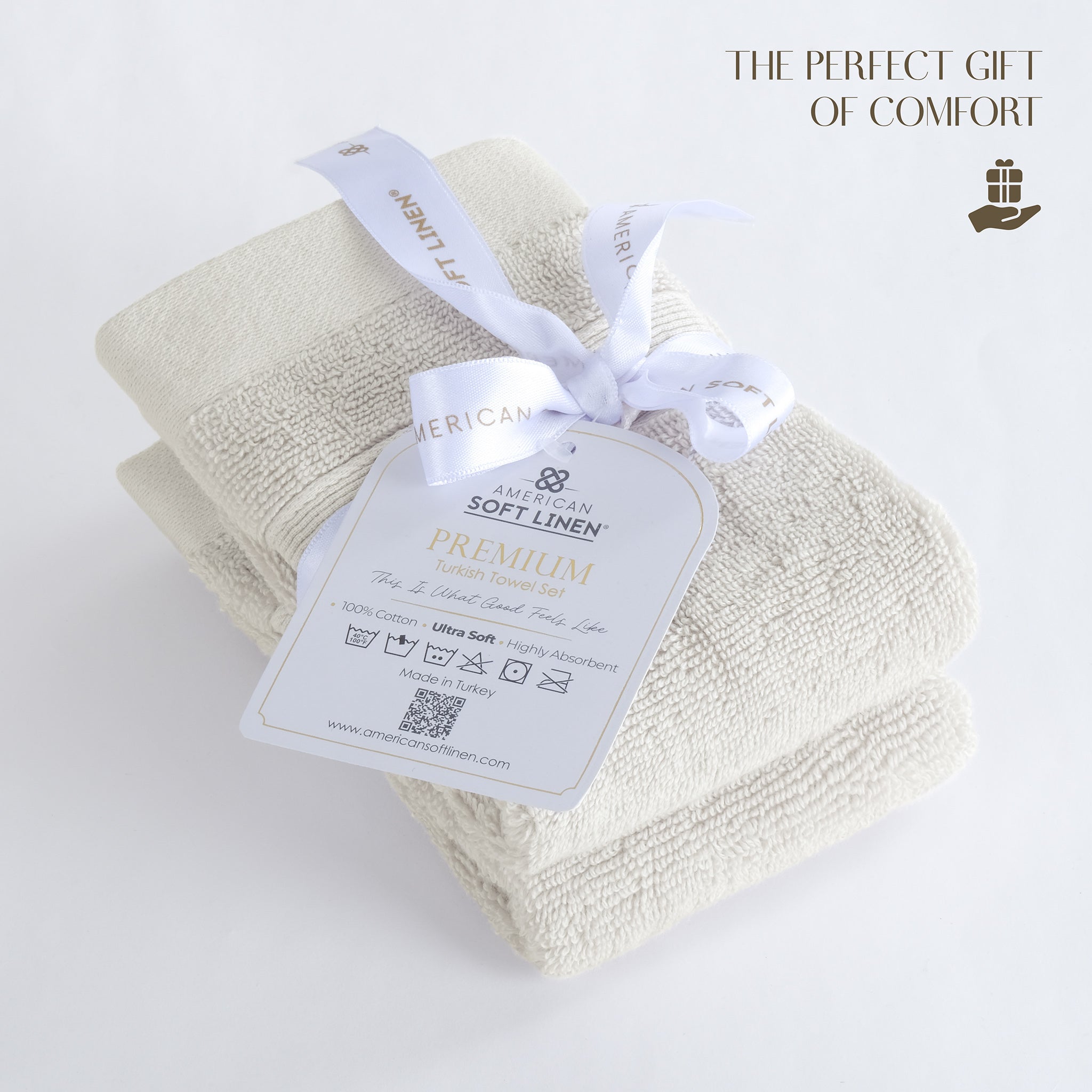 SIENA Wholesale Luxury Turkish Cotton Washcloths – 700 GSM, Case Pack of 120
