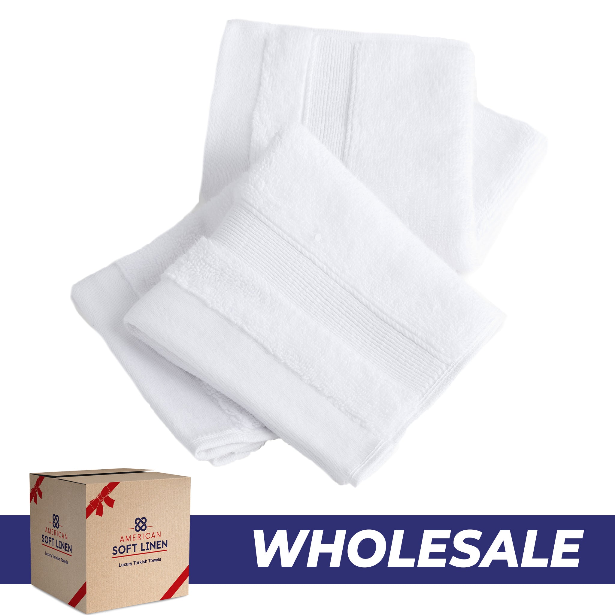 SIENA Wholesale Luxury Turkish Cotton Washcloths – 700 GSM, Case Pack of 120