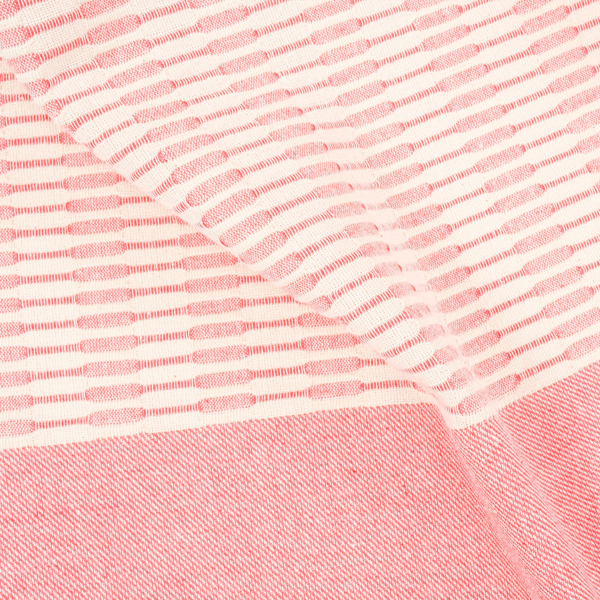 American Soft Linen - 100% Cotton Turkish Peshtemal Towels 40x70 Inches - Coral - 2
