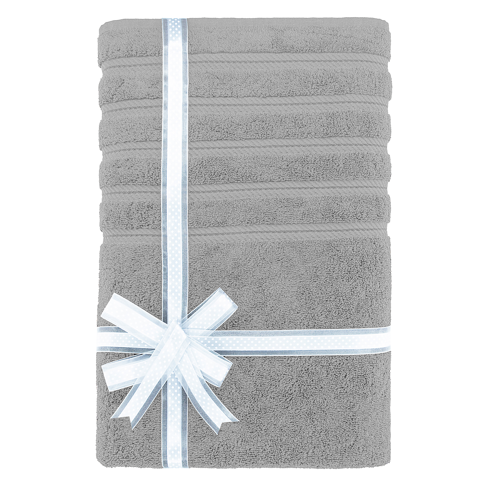 American Soft Linen - 35x70 Jumbo Bath Sheet Turkish Bath Towel - 16 Piece Case Pack - Rockridge-Gray - 3