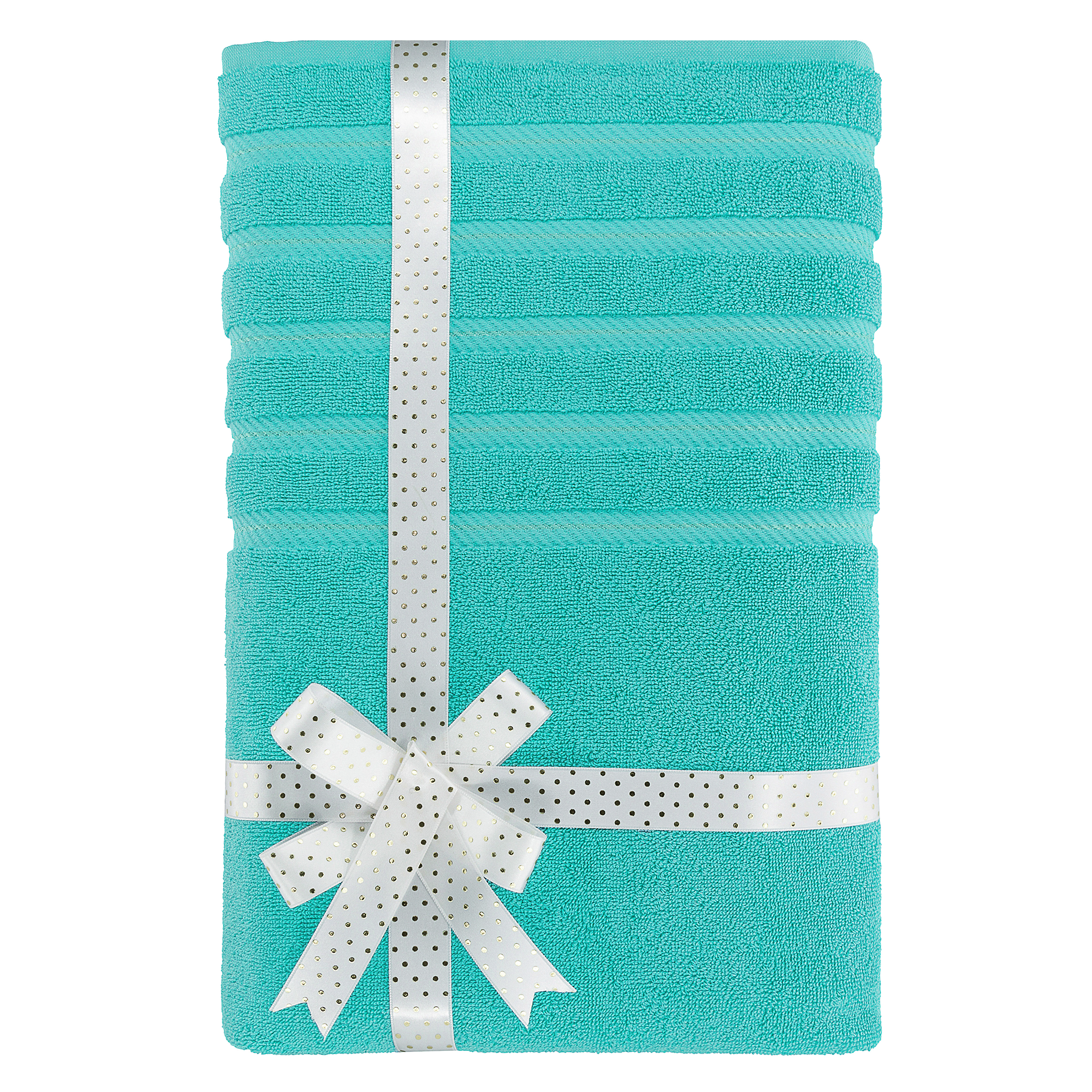 American Soft Linen - 35x70 Jumbo Bath Sheet Turkish Bath Towel - 16 Piece Case Pack - Turquoise-Blue - 3