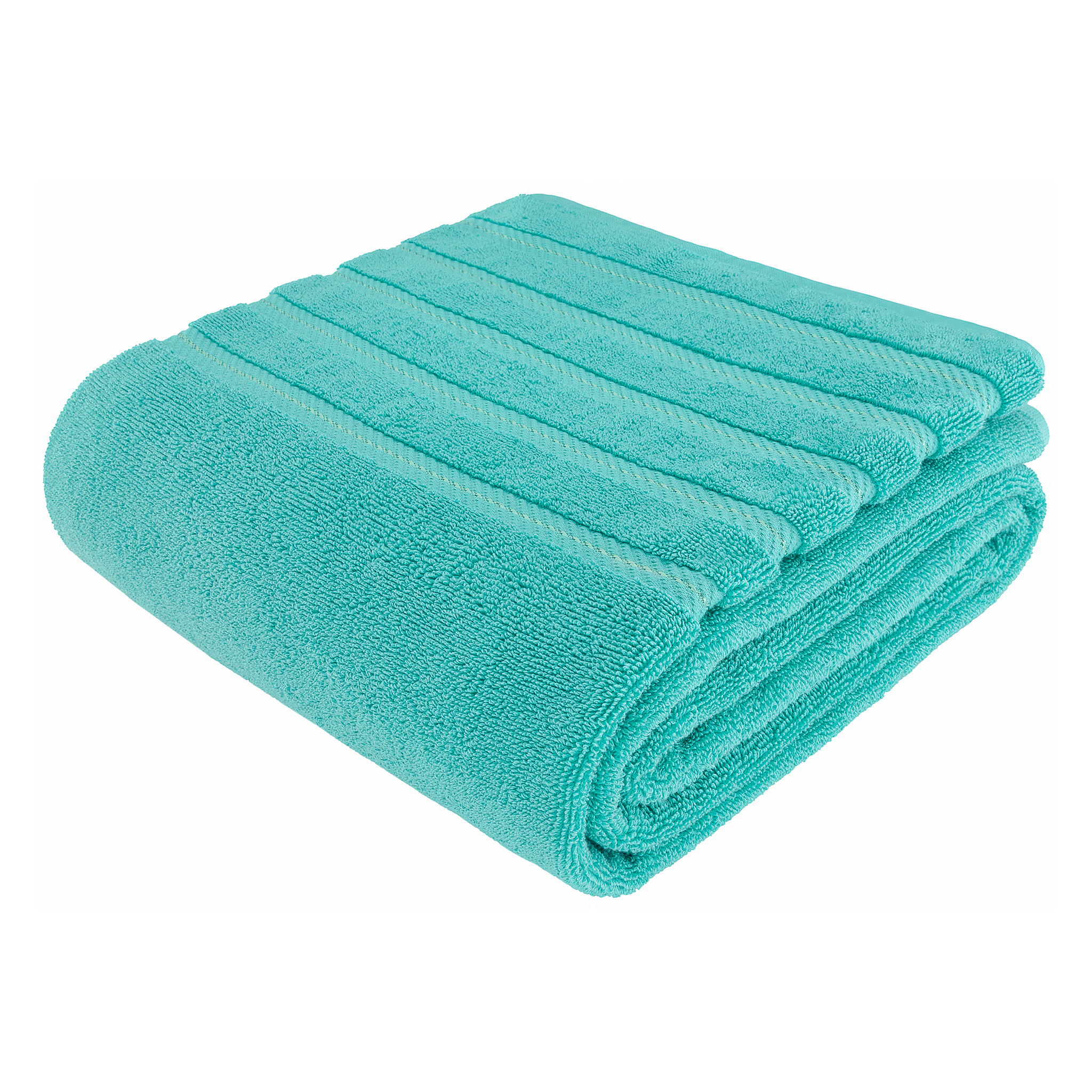 American Soft Linen - 35x70 Jumbo Bath Sheet Turkish Bath Towel - 16 Piece Case Pack - Turquoise-Blue - 7