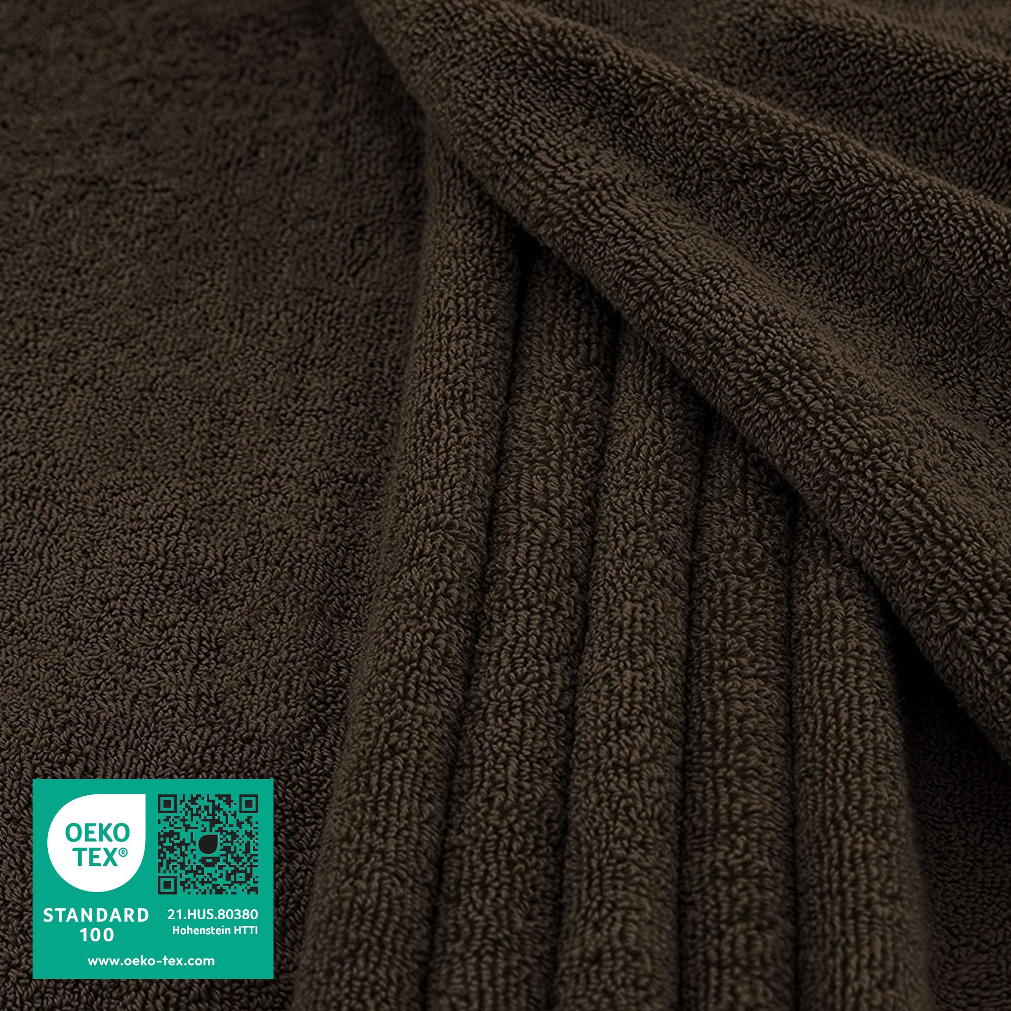 American Soft Linen - 40x80 Inch Oversized Bath Sheet Turkish Bath Towel - 12 Piece Case Pack - Chocolate-Brown - 2
