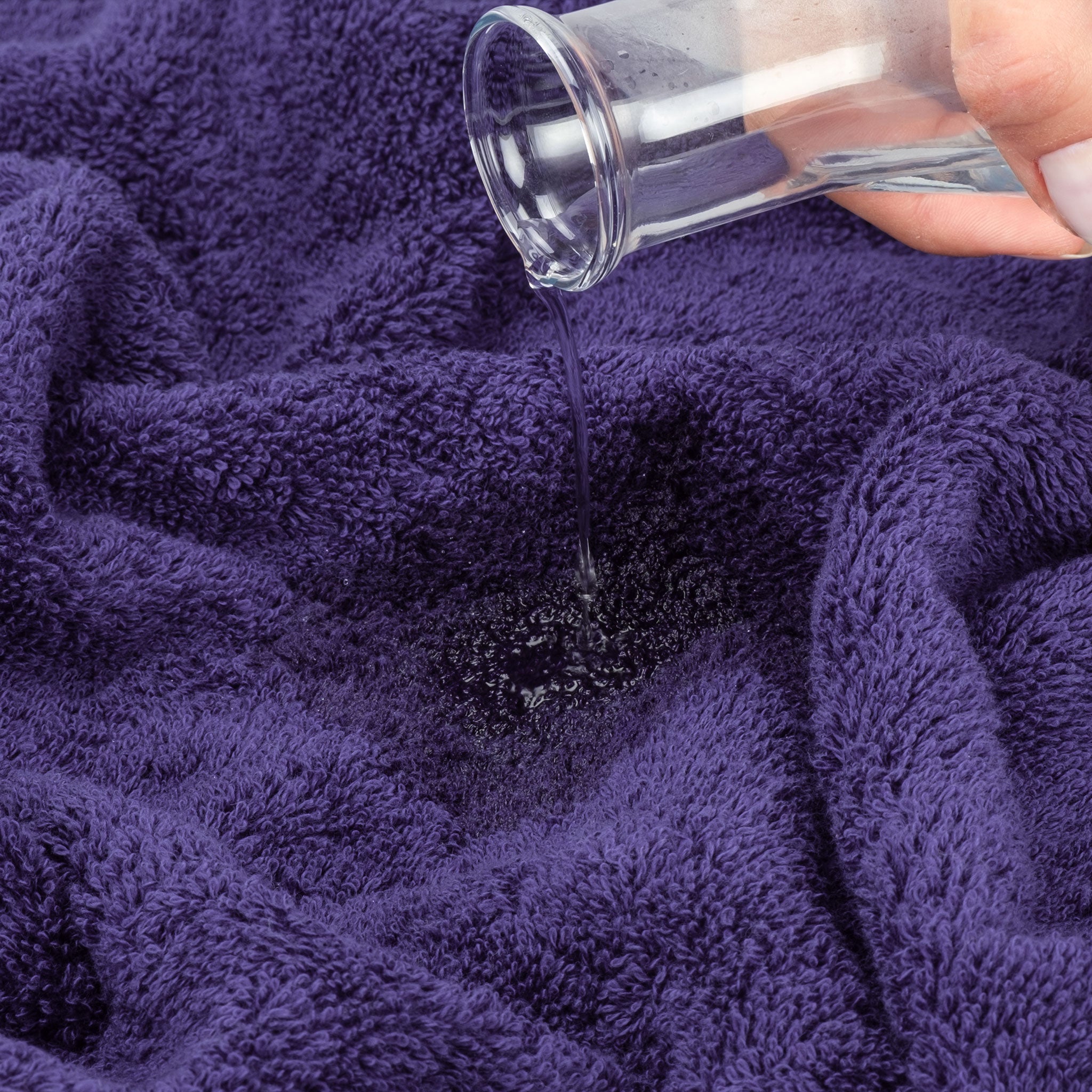 American Soft Linen - 40x80 Inch Oversized Bath Sheet Turkish Bath Towel - 12 Piece Case Pack - Purple - 4