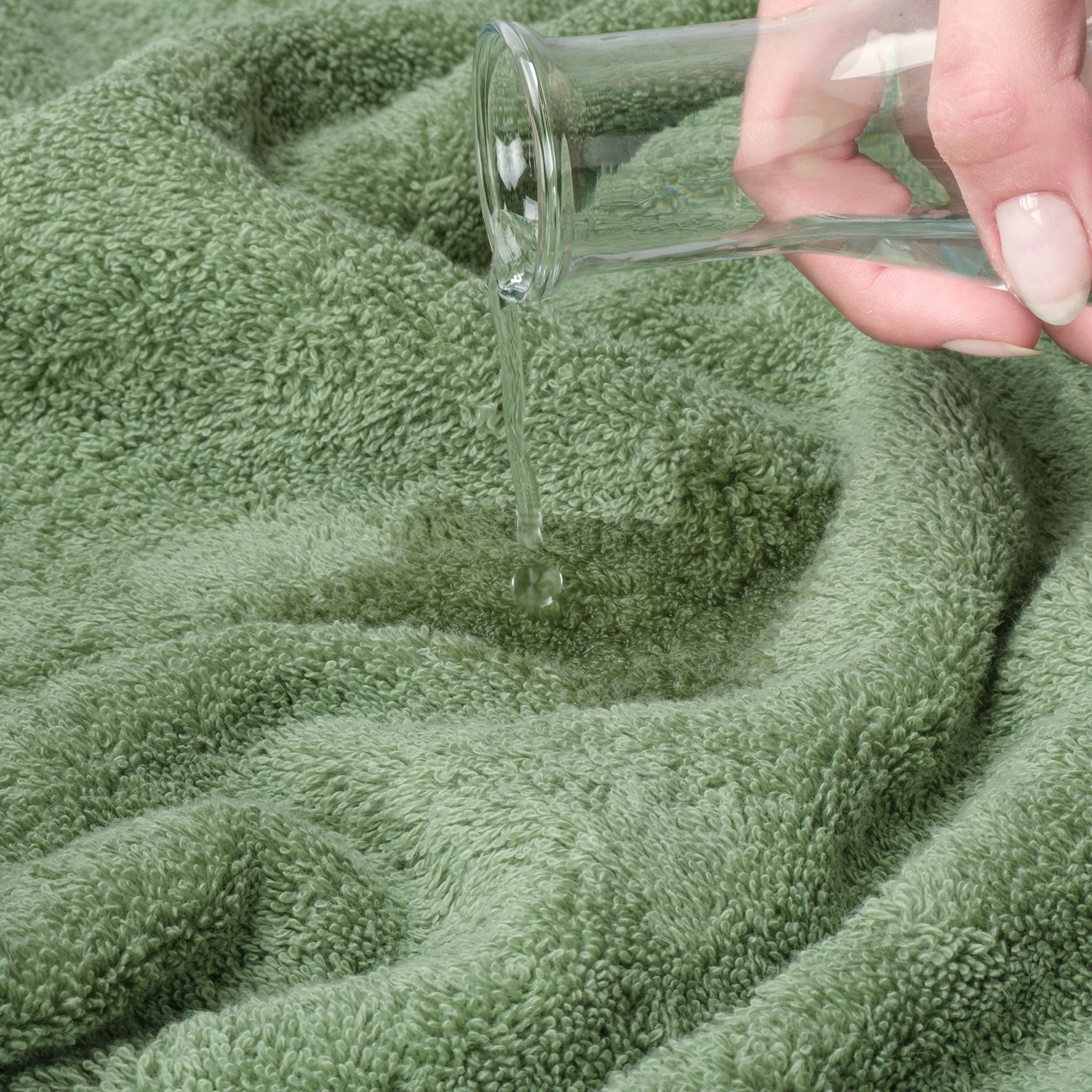 American Soft Linen - 40x80 Inch Oversized Bath Sheet Turkish Bath Towel - 12 Piece Case Pack - Sage-Green - 4