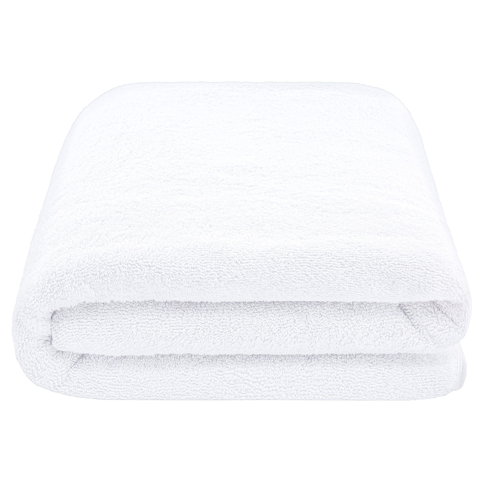 American Soft Linen - 40x80 Inch Oversized Bath Sheet Turkish Bath Towel - 12 Piece Case Pack - White - 3