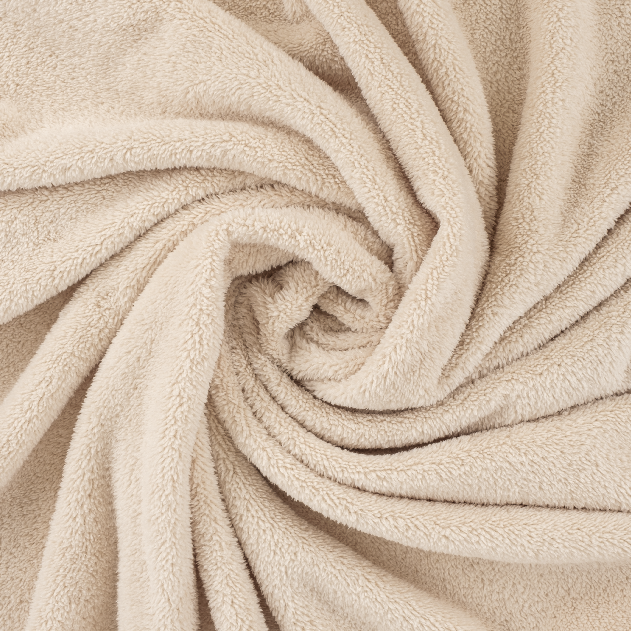 American Soft Linen - Bedding Fleece Blanket - Queen Size 85x90 inches - Sand-Taupe - 5