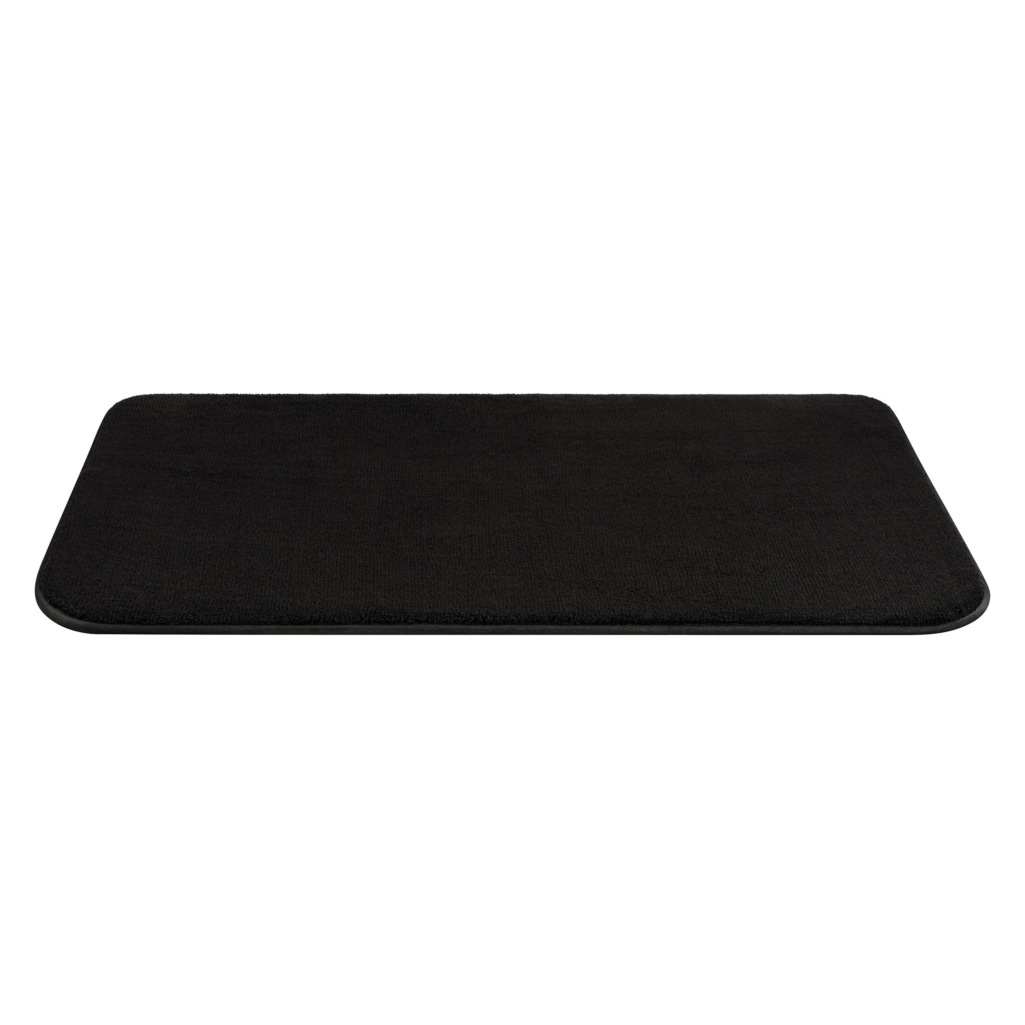 American Soft Linen - Fluffy Foamed Non-Slip Bath Rug-21x32 Inch - Black - 6