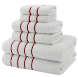 American Soft Linen - Salem 6 Piece Turkish Cotton Luxury Towel Set - Bordeaux-Red - 2