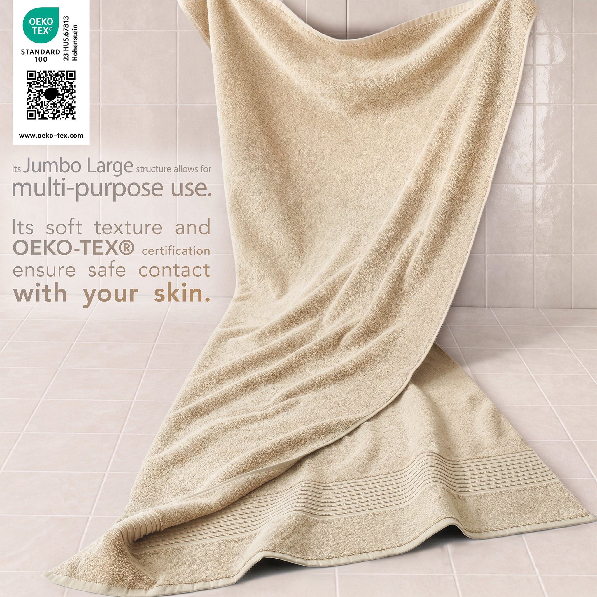 American Soft Linen Bekos 35x70 Inch Jumbo Bath Sheet Set of 2, Wholesale 100% Cotton Turkish Towel Set