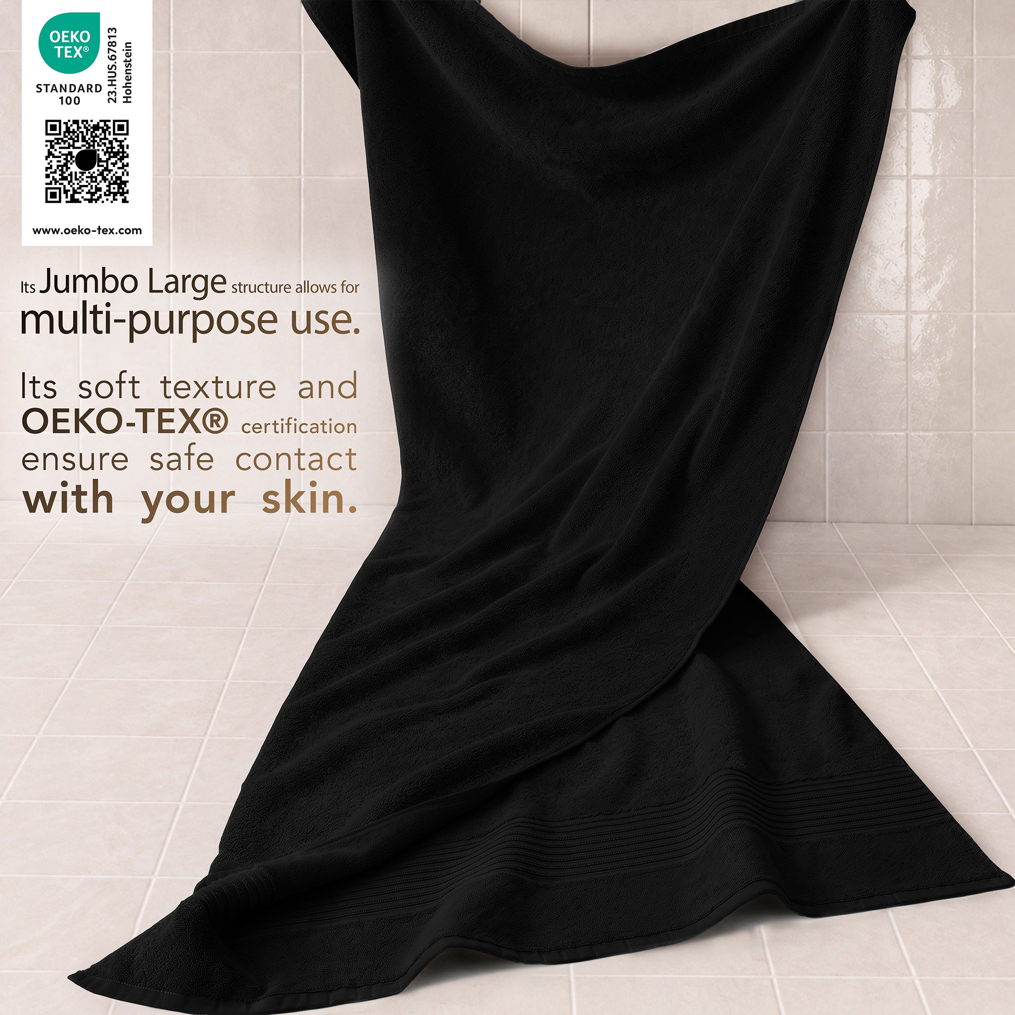 American Soft Linen Bekos 35x70 Inch Jumbo Bath Sheet Set of 2, Wholesale 100% Cotton Turkish Towel Set