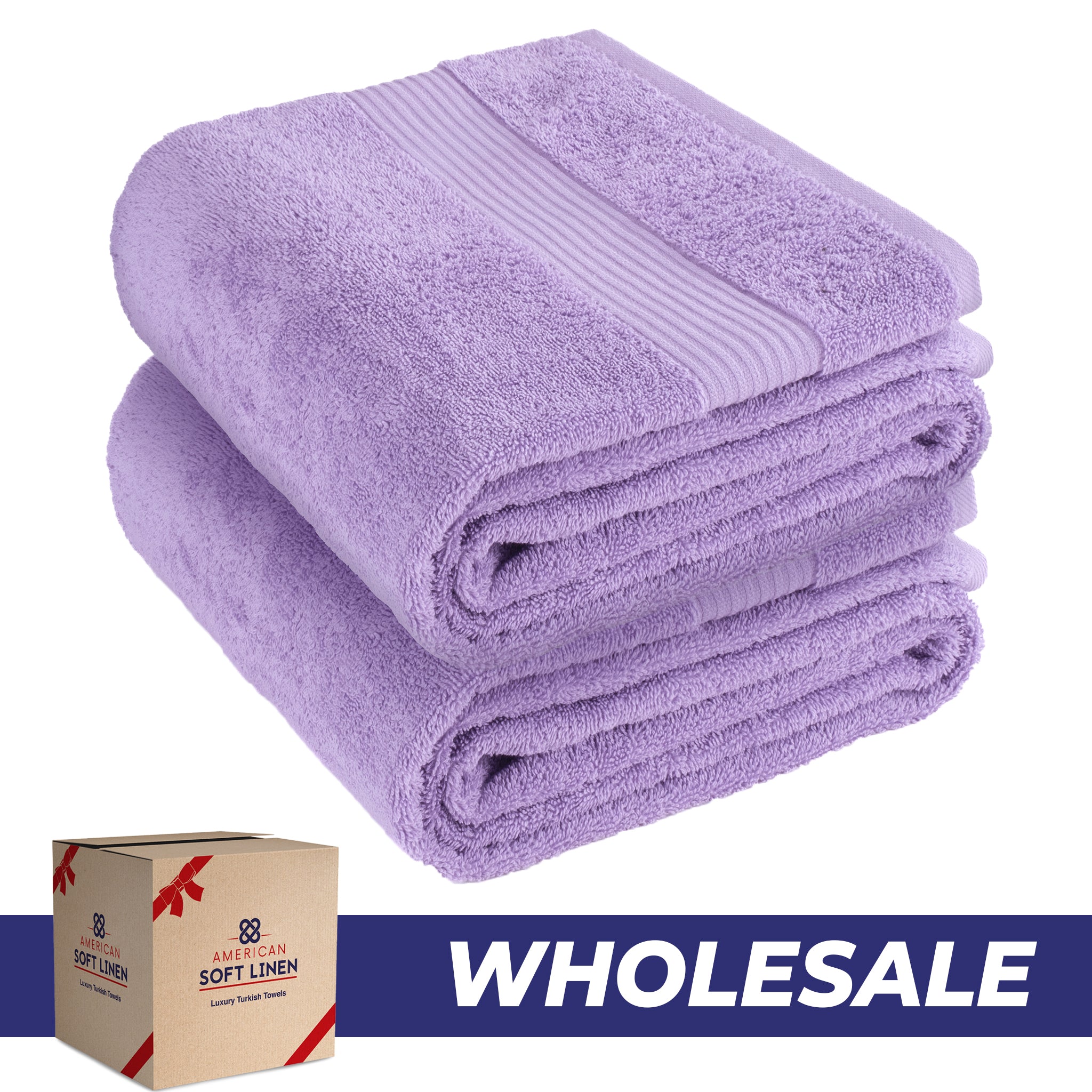 American Soft Linen Bekos 35x70 Inch Jumbo Bath Sheet Set of 2, Wholesale 100% Cotton Turkish Towel Set