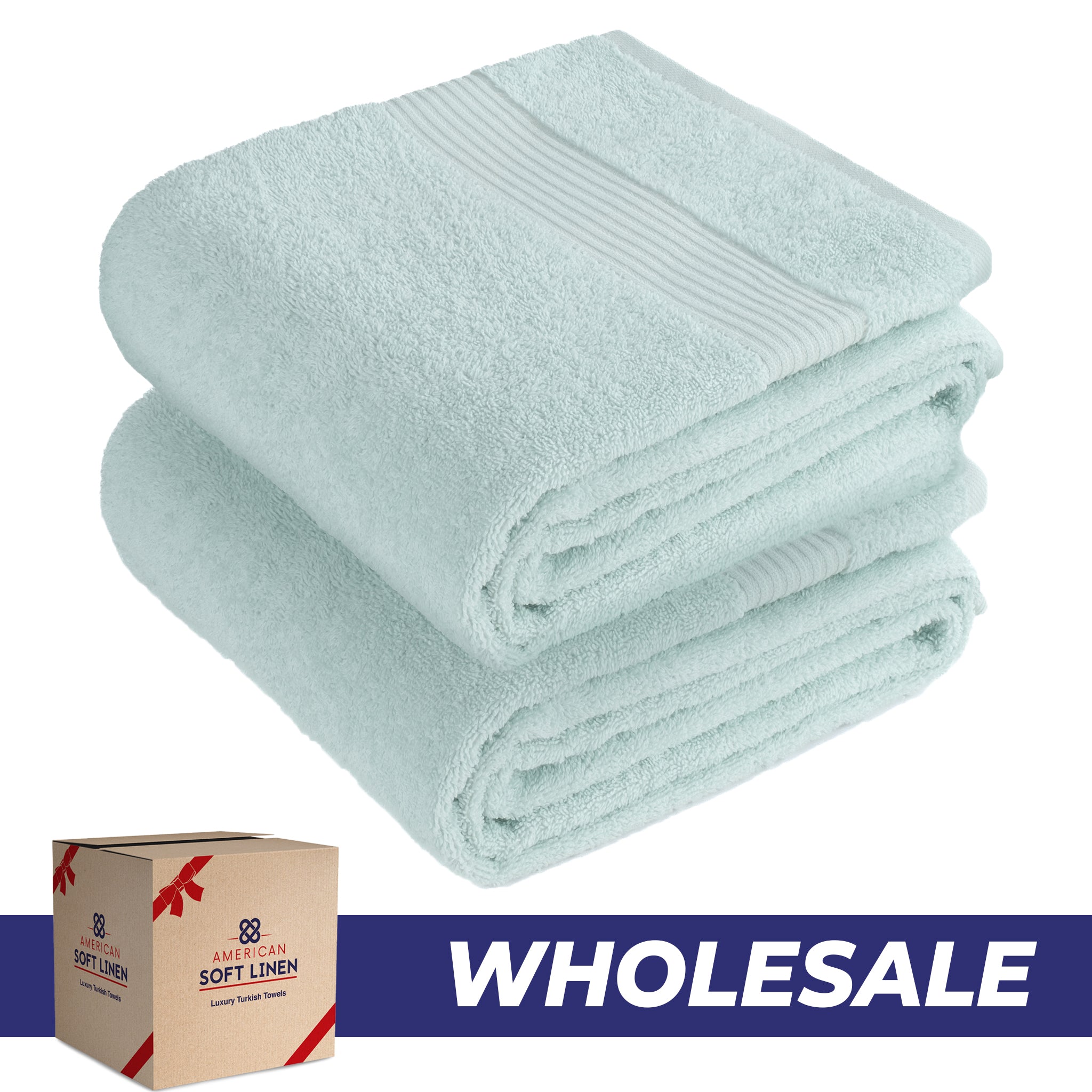American Soft Linen Bekos 35x70 Inch Jumbo Bath Sheet Set of 2, Wholesale 100% Cotton Turkish Towel Set