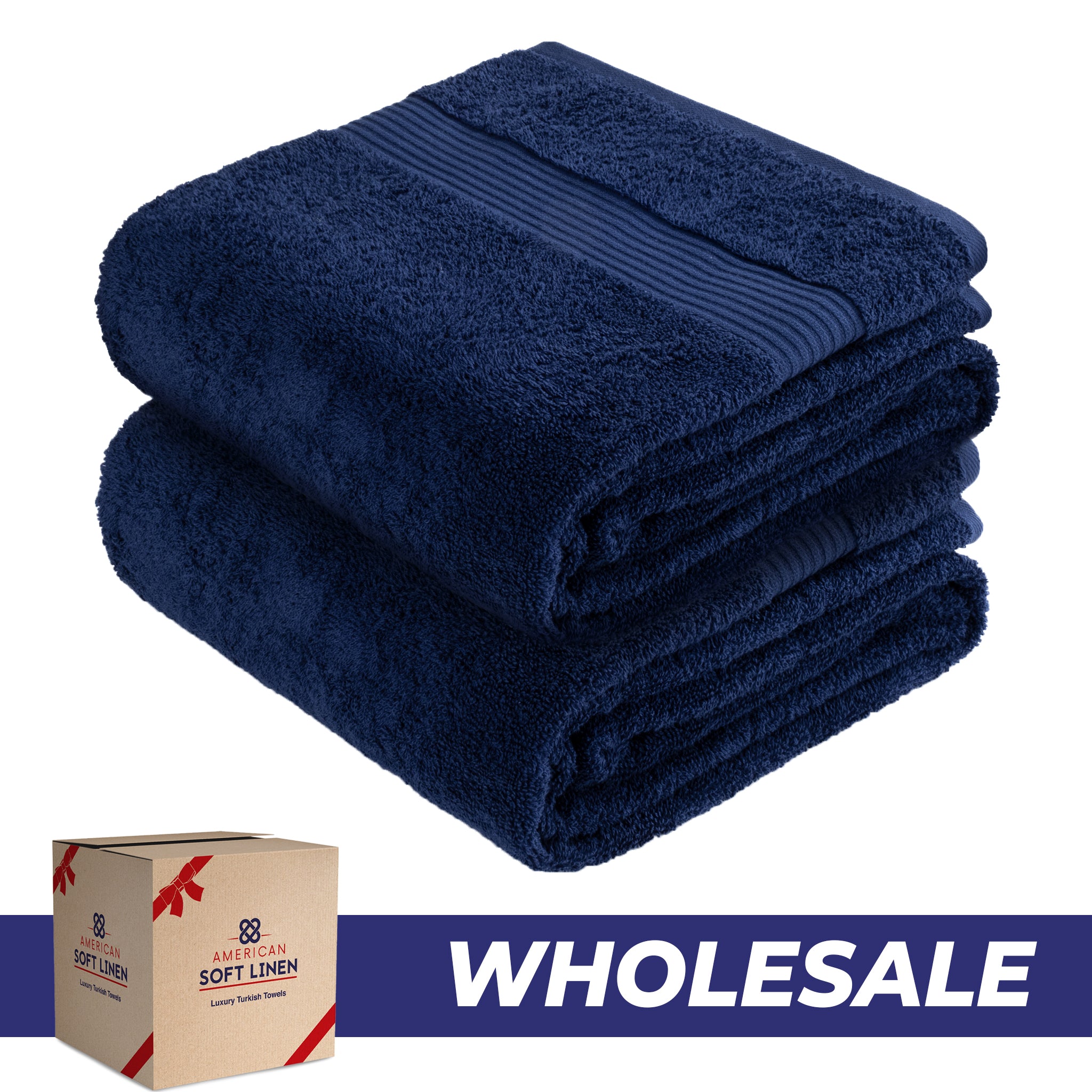 American Soft Linen Bekos 35x70 Inch Jumbo Bath Sheet Set of 2, Wholesale 100% Cotton Turkish Towel Set