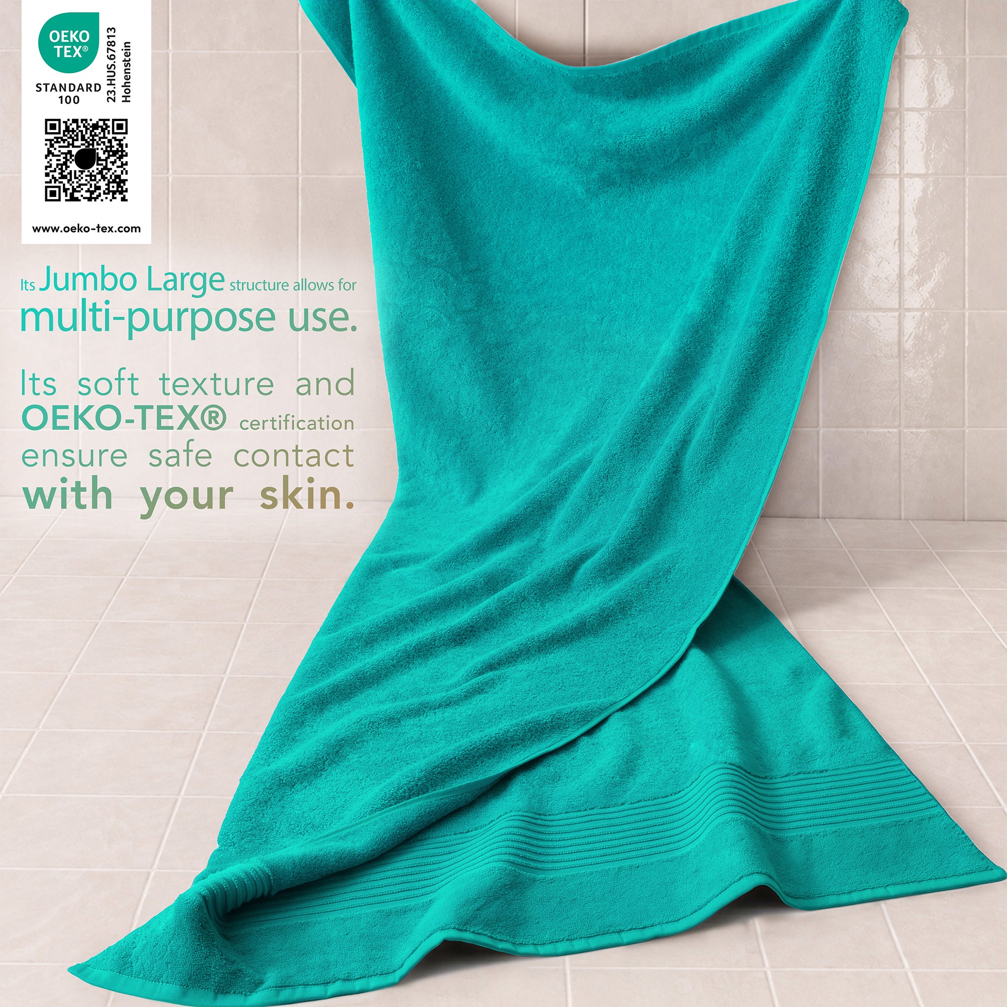 American Soft Linen Bekos 35x70 Inch Jumbo Bath Sheet Set of 2, Wholesale 100% Cotton Turkish Towel Set