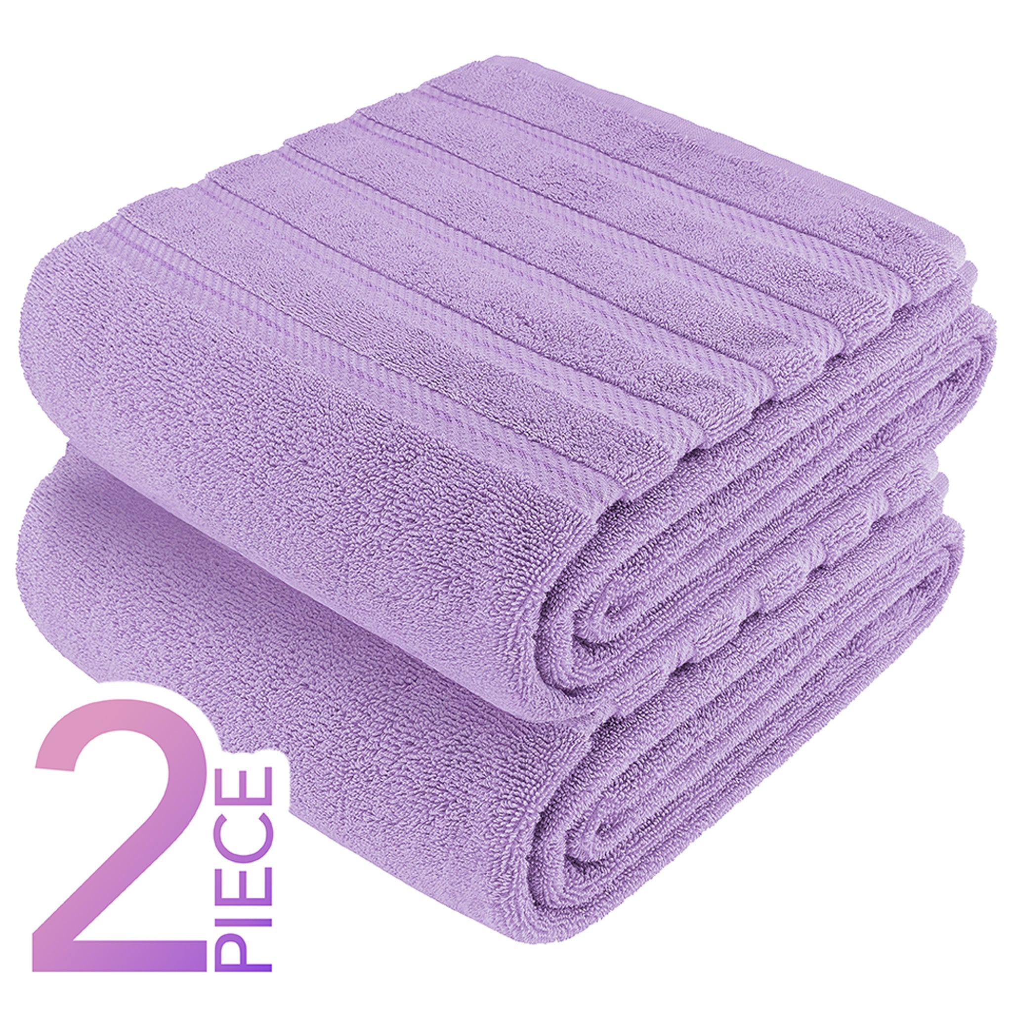 American Soft Linen 35x70 Inch Jumbo Bath Sheet Set of 2 – Extra Large 100% Cotton Turkish Bath Towels