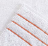 American Soft Linen - Salem 6 Piece Turkish Cotton Luxury Towel Set - Malibu-Peach - 6
