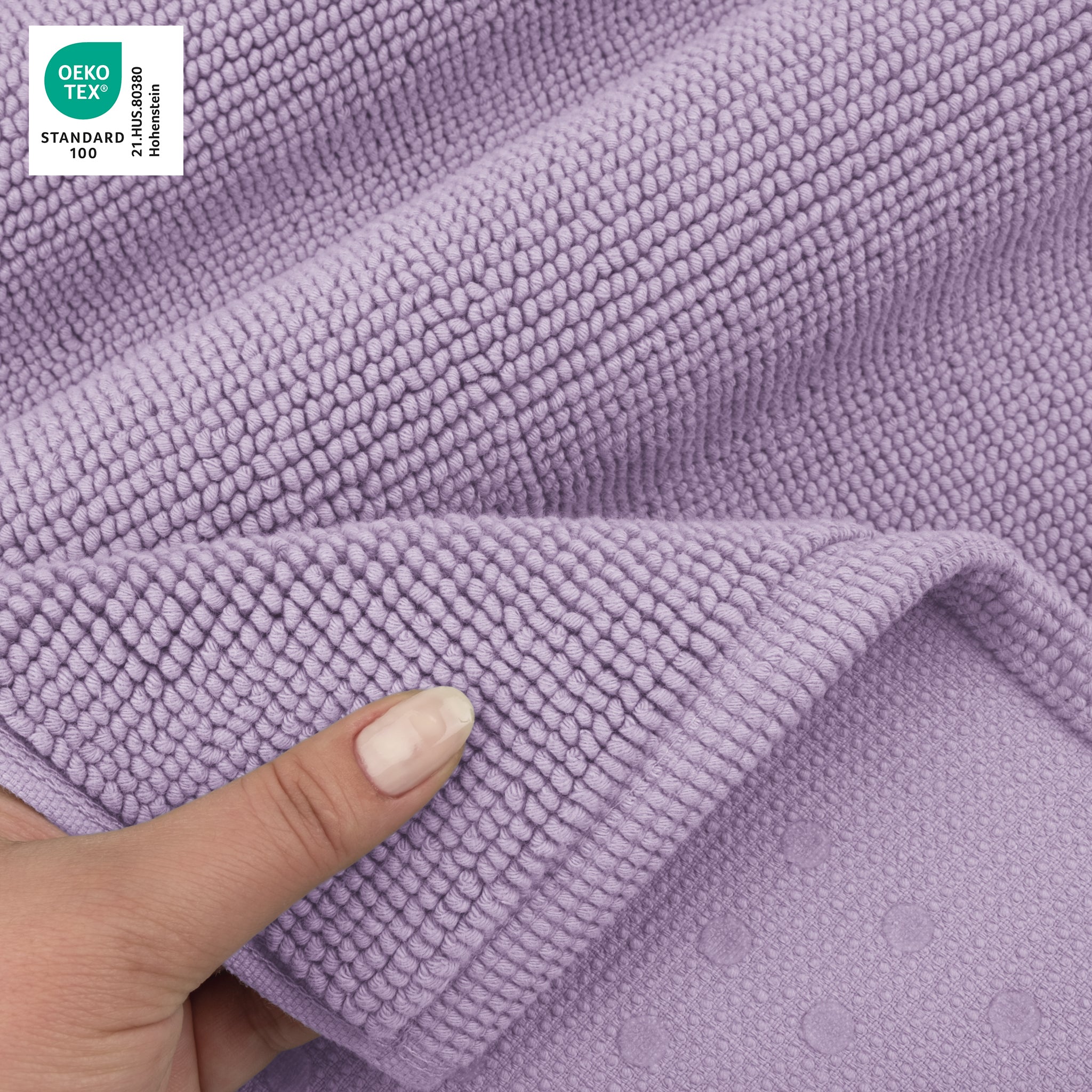American Soft Linen 100% Cotton Bath Mat Rugs, 20x34 inches with Silicone Backing, Soft Absorbent Grip-Enhanced Bath Mats for Bathroom