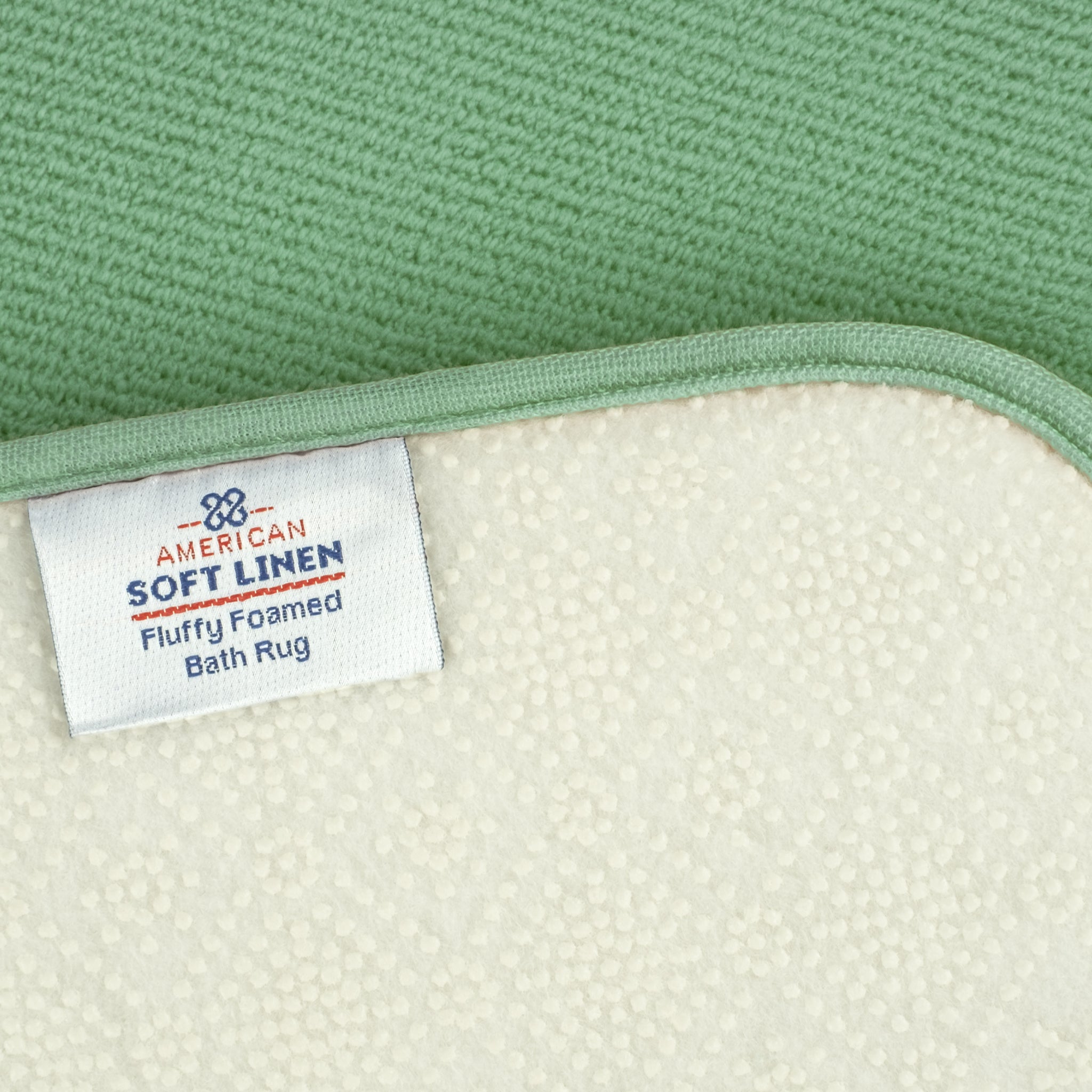 American Soft Linen Fluffy Foamed Bath Rug, 21x32 inches Bath Rugs for Bathroom, 100% Polyester Upper Fluffy Surface and Slip Resistant Bottom Base - 18 Set Case Pack