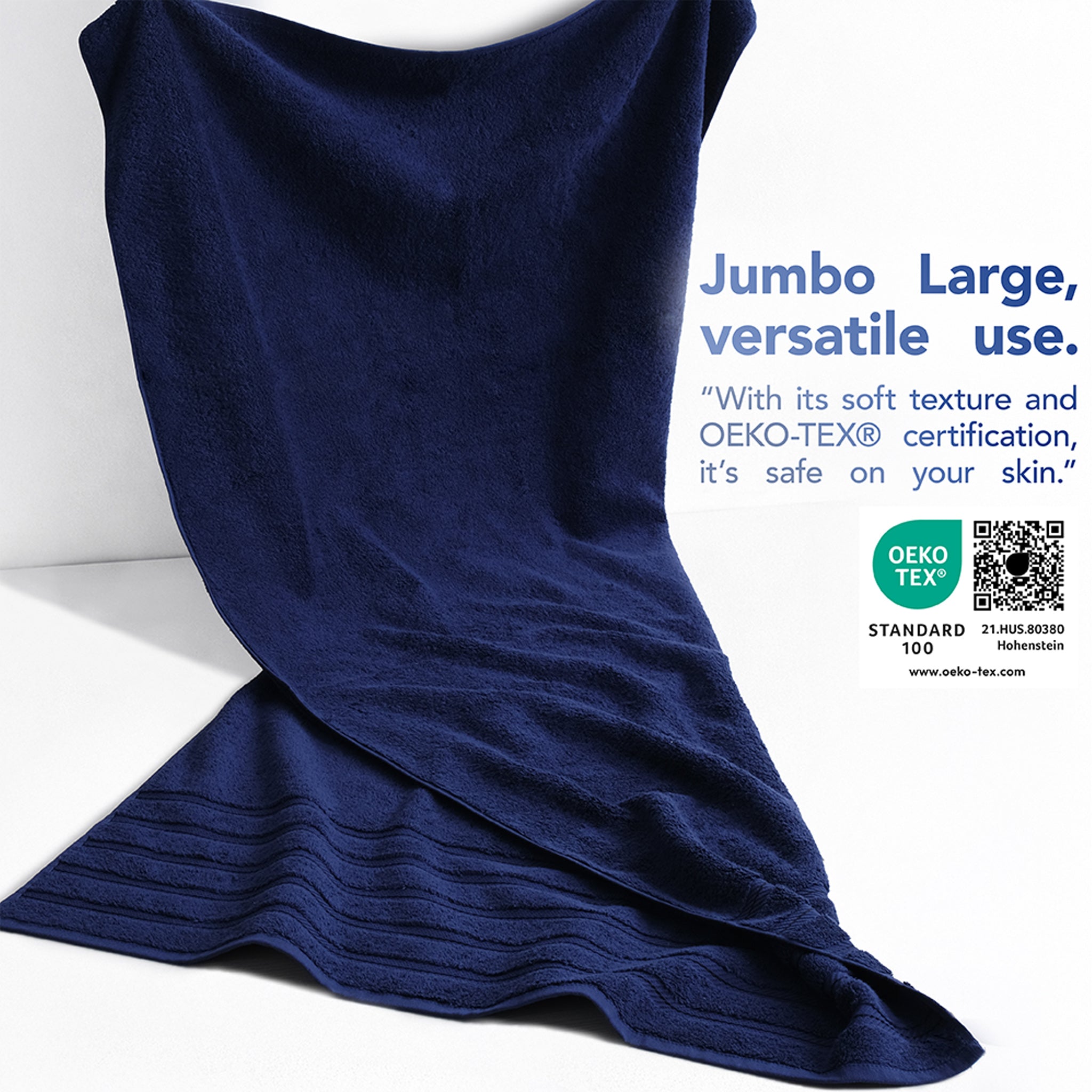 American Soft Linen 35x70 Cotton Bath Sheets – Jumbo, Soft & Absorbent Hotel-Quality Towels