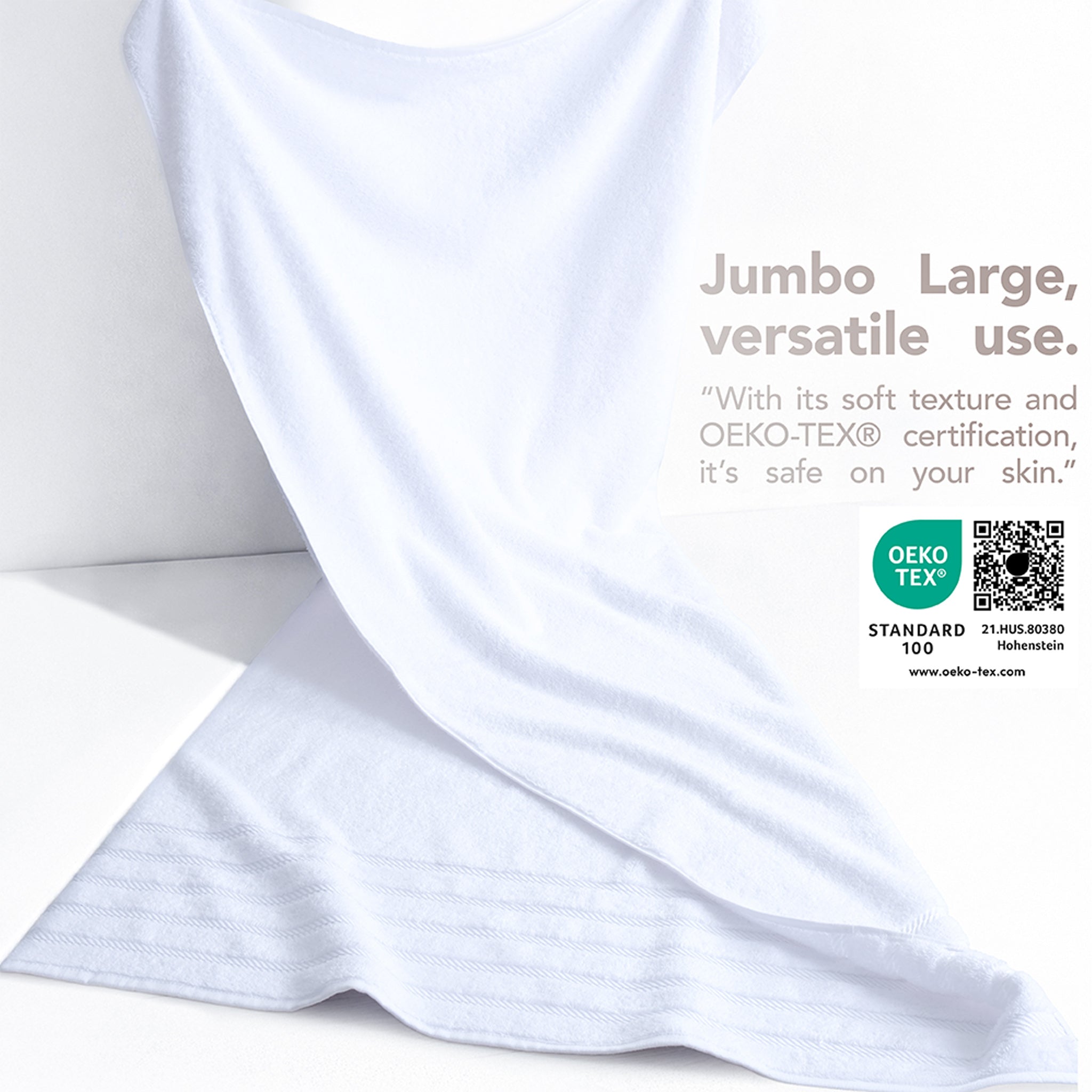American Soft Linen 35x70 Cotton Bath Sheets – Jumbo, Soft & Absorbent Hotel-Quality Towels