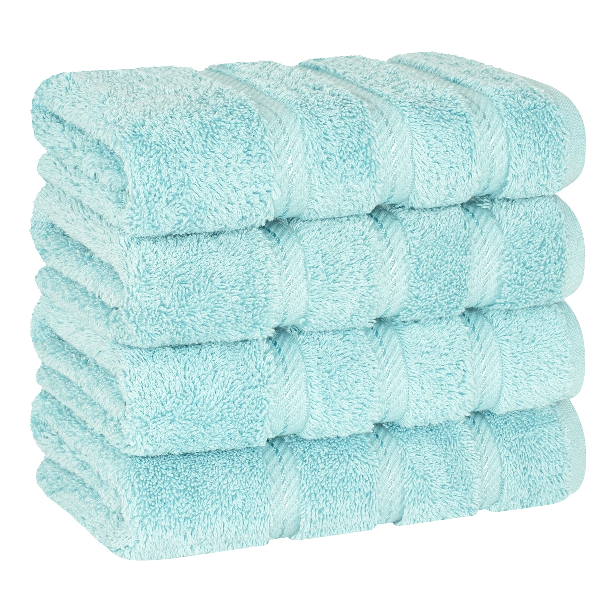 American Soft Linen 100%  Cotton Turkish Towels, 4 Pack Hand Towel Set, Super Soft, Absorbent, Quick Dry Premium Towels