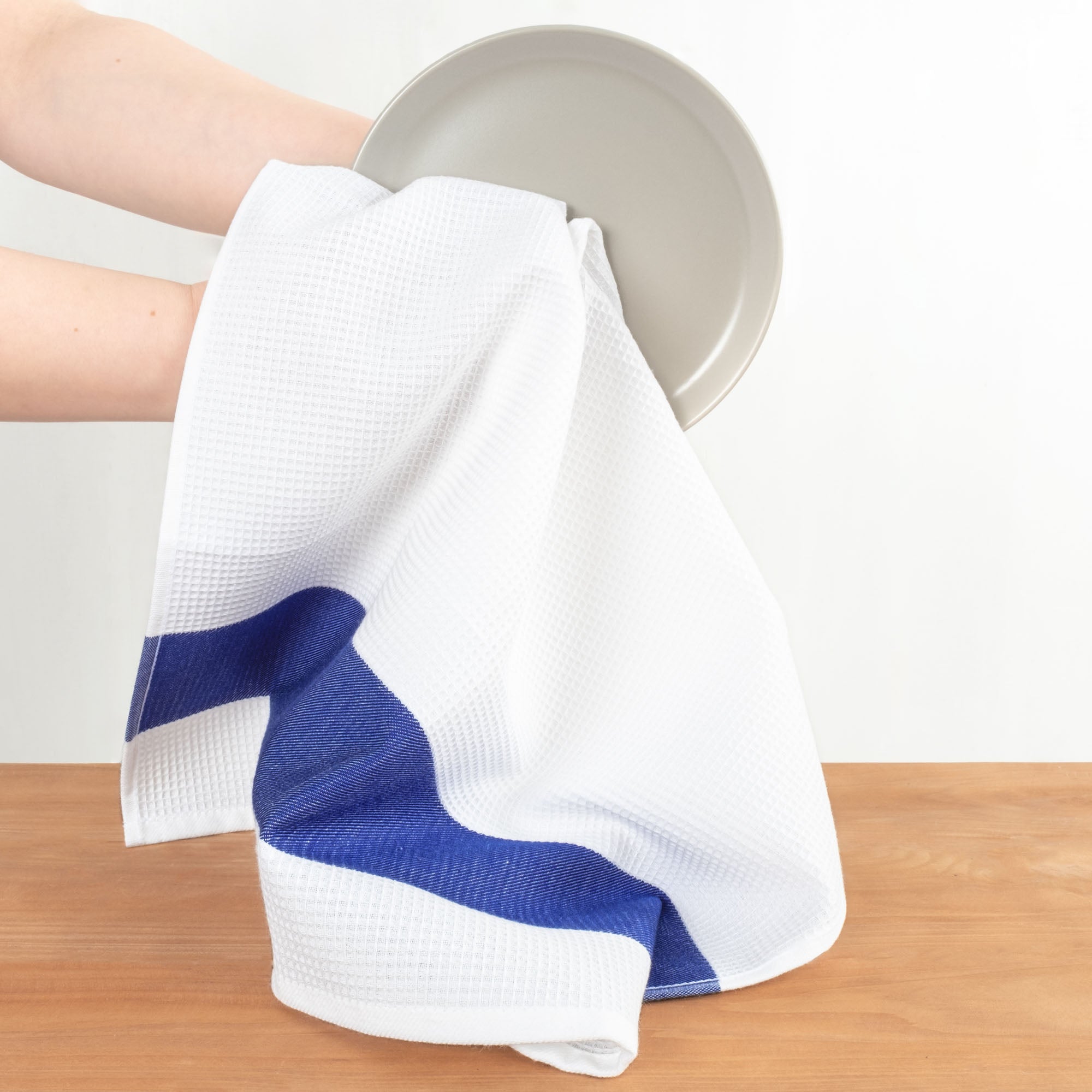 American Soft Linen 4 Packed Dish Towels, 100% Cotton Dish Cloths for Kitchen mix-2
