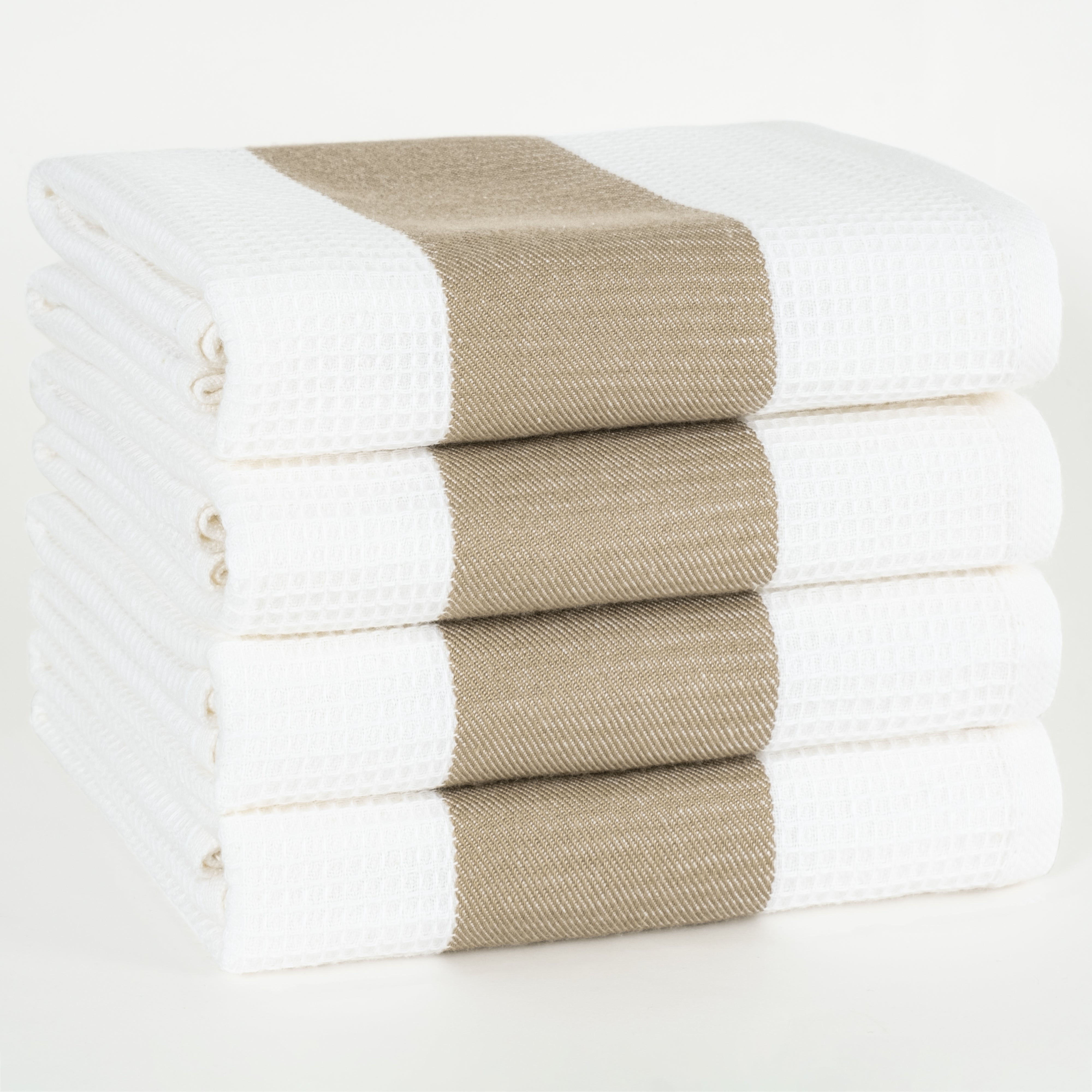 American Soft Linen 100 Cotton 4 Packed Dish Towels