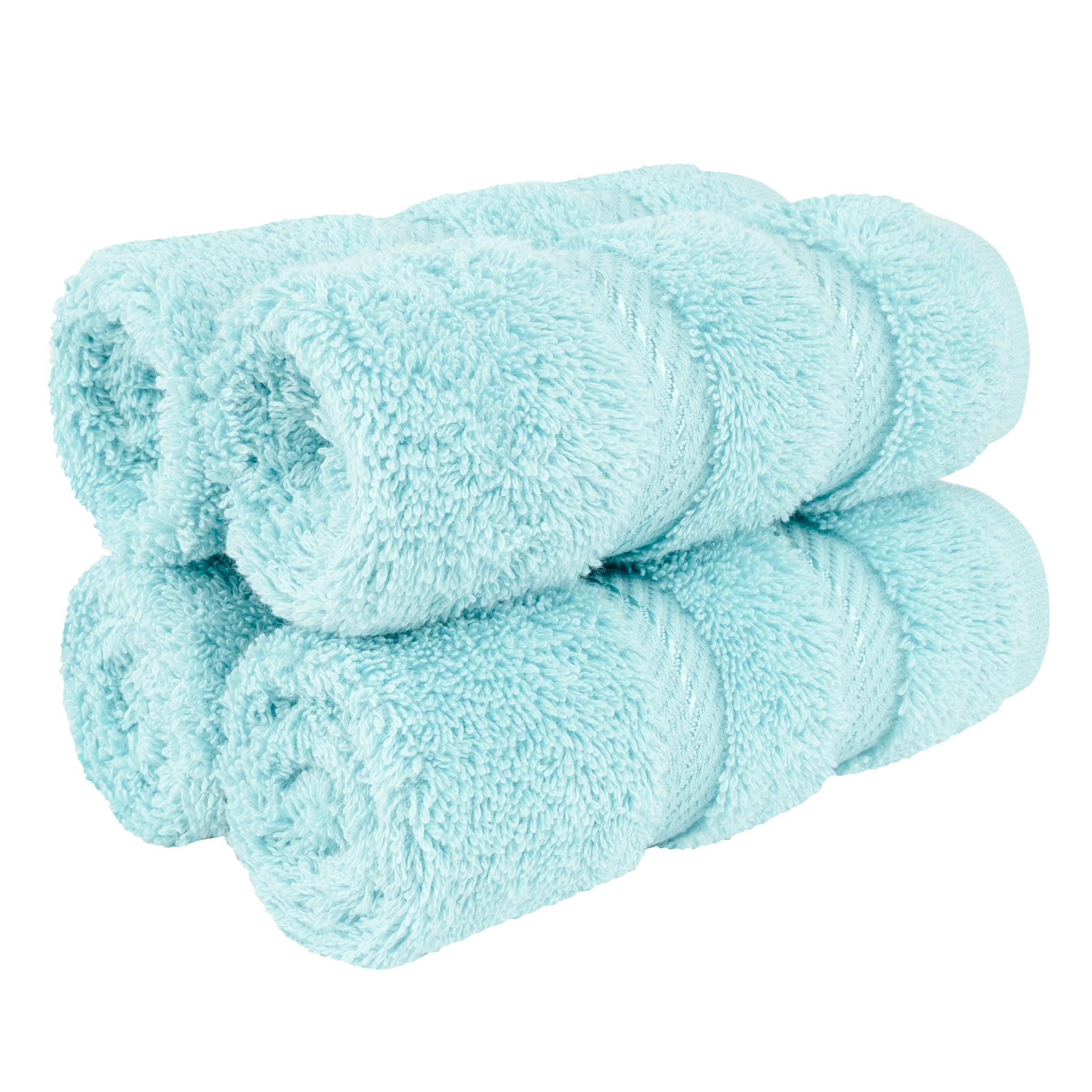 4 Piece 100% Cotton Softness, Elegance, Comfort Washcloth Turkish Towel Set
