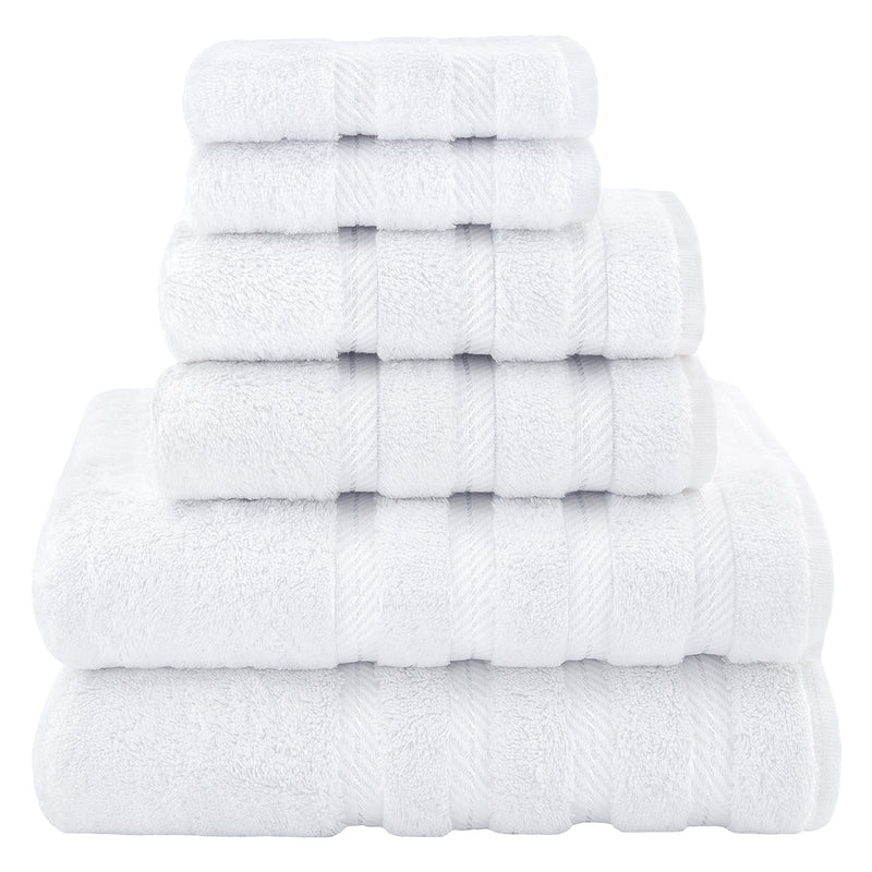 6 Piece 100% Cotton Best Bath Towel Set | Turkish Towels