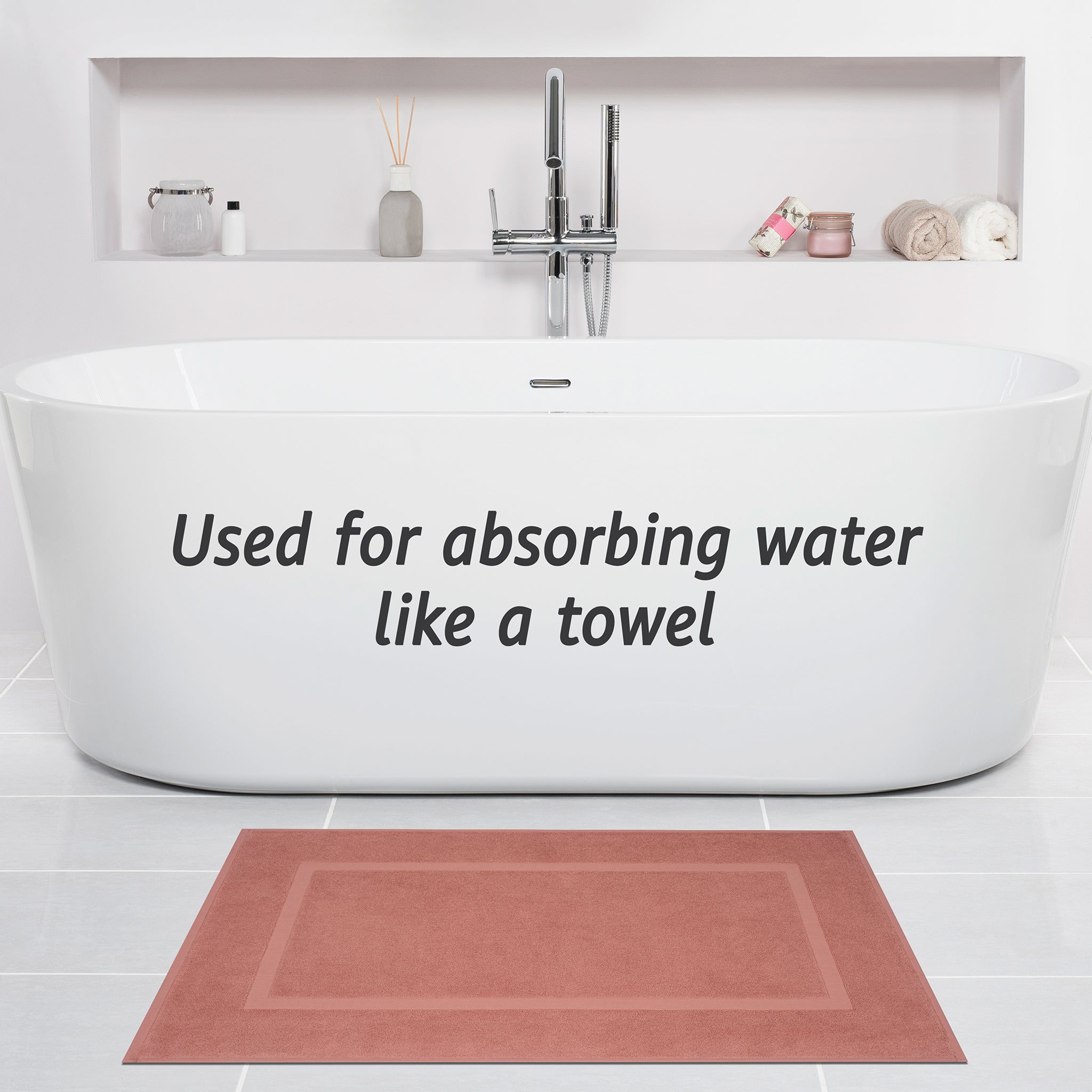 American Soft Linen Bekos 100% Cotton Bath Mat Set, 2 Piece 20x34 inches Wholesale Bath Rugs for Bathroom