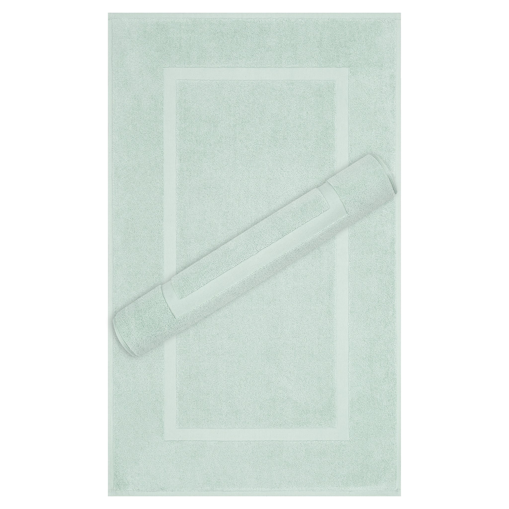 American Soft Linen Bekos 100% Cotton Bath Mat Set, 2 Piece 20x34 inches Wholesale Bath Rugs for Bathroom