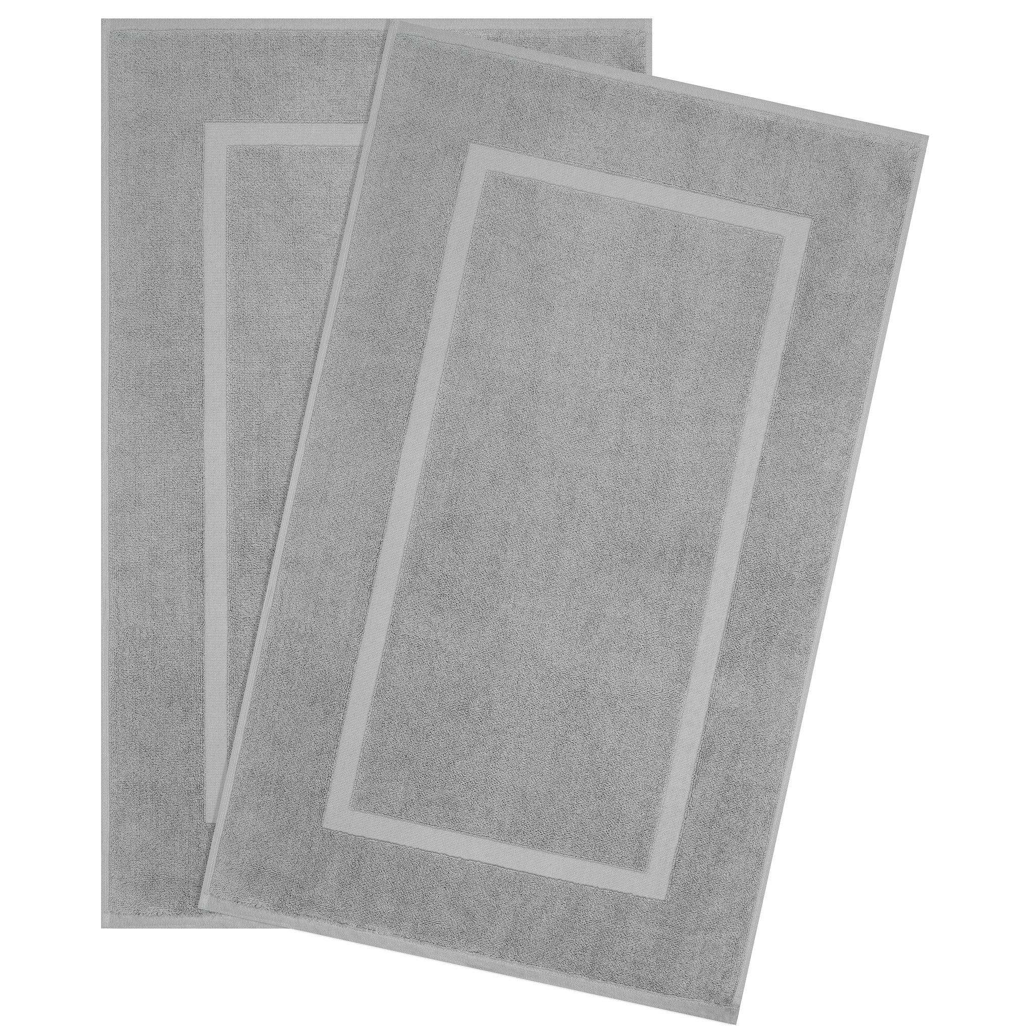American Soft Linen Bekos 100% Cotton Bath Mat Set, 2 Piece 20x34 inches Wholesale Bath Rugs for Bathroom