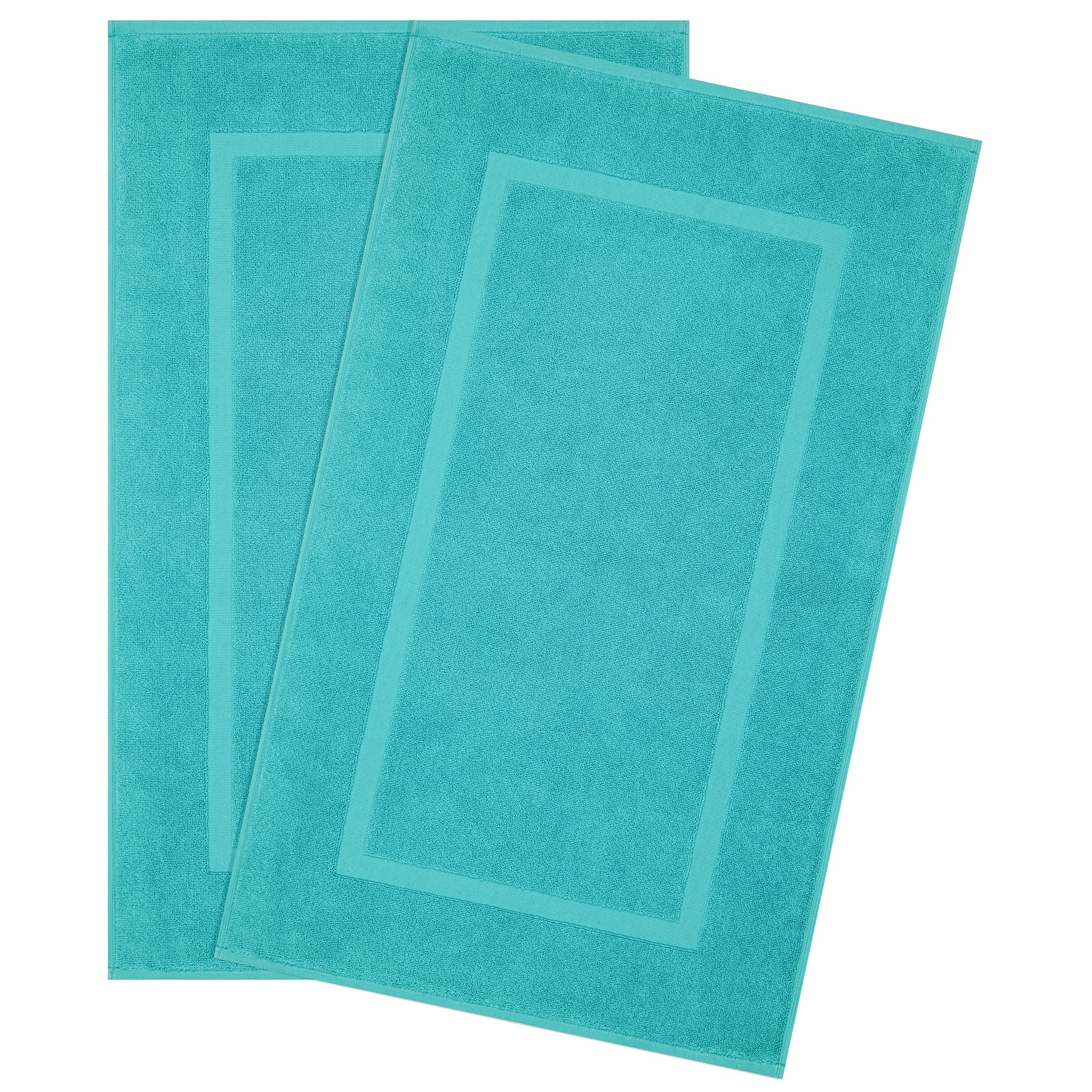 American Soft Linen Bekos 100% Cotton Bath Mat Set, 2 Piece 20x34 inches Wholesale Bath Rugs for Bathroom
