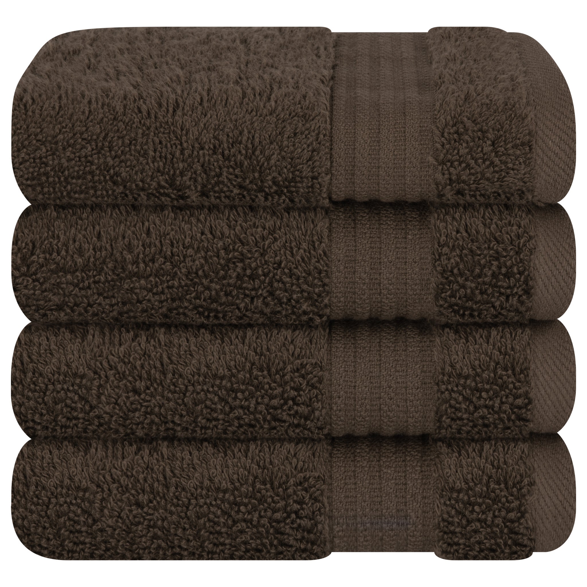 American Soft Linen Bekos 100% Cotton Turkish 4-Piece Washcloth Towel Sets, Wholesale Luxury Towels