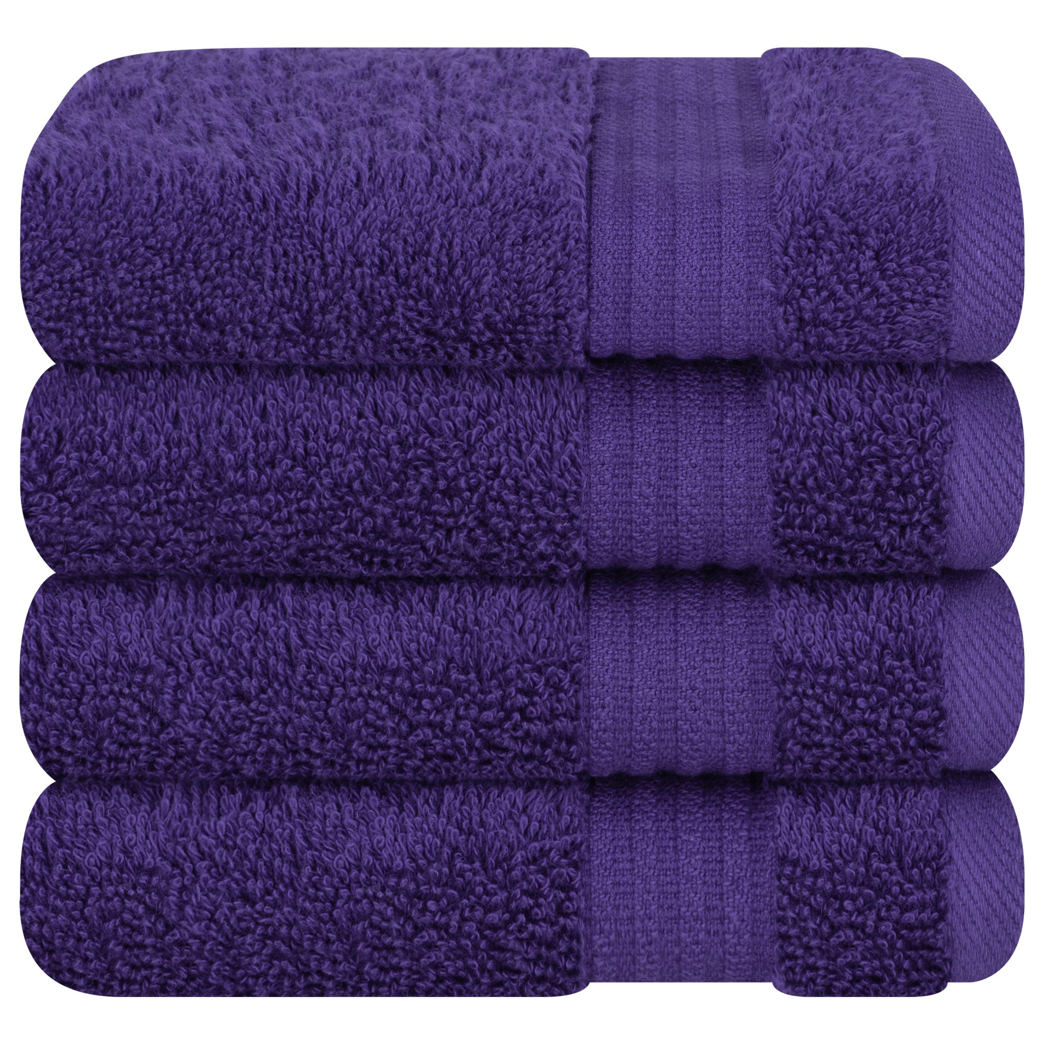 American Soft Linen Bekos 100% Cotton Turkish 4-Piece Washcloth Towel Sets, Wholesale Luxury Towels