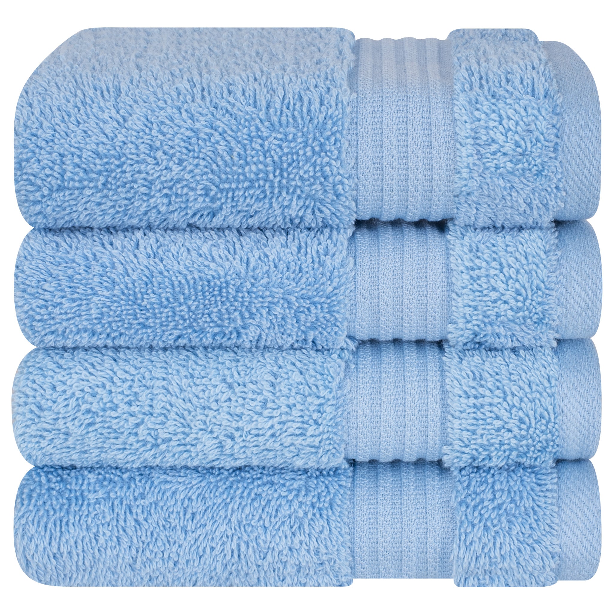 American Soft Linen Bekos 100% Cotton Turkish 4-Piece Washcloth Towel Sets, Wholesale Luxury Towels