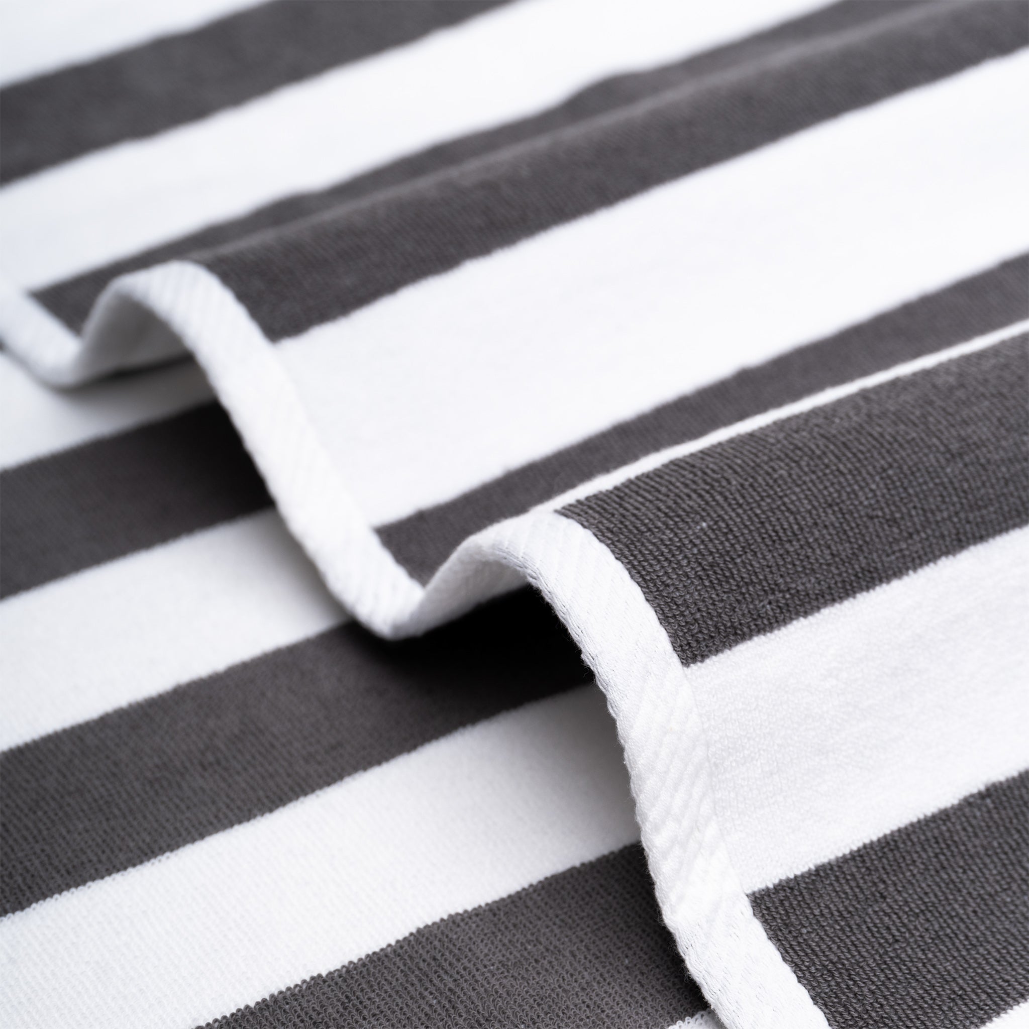 American Soft Linen, 100% Cotton 4 Pack Beach Towels, 30" x 60" Cabana Striped Pool Towels