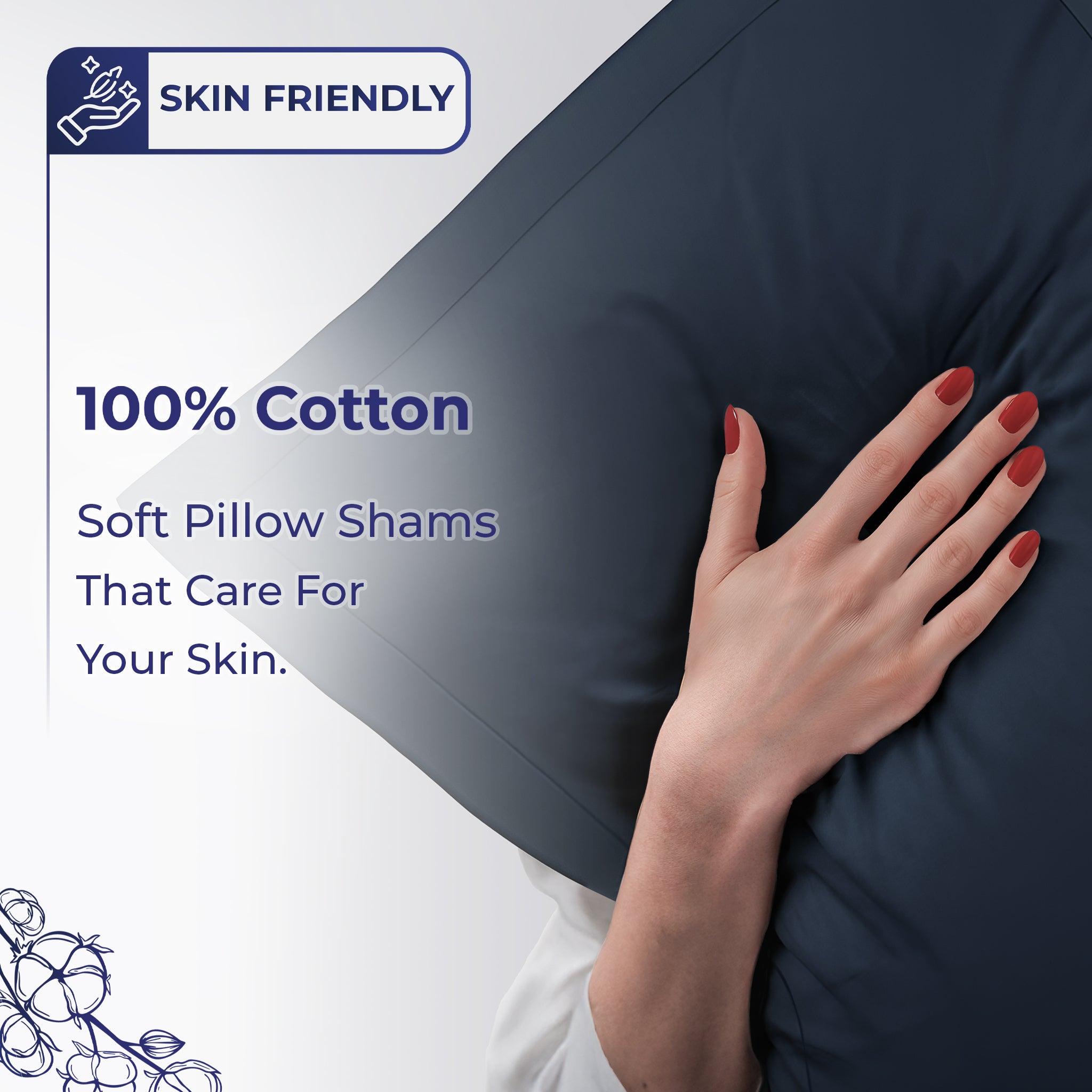 American Soft Linen Luxury 100% Cotton Sateen Weave Duvet Cover Set, 1 Duvet Cover and 2 Pillow Shams, Machine Washable 3 Piece Bedding Sets