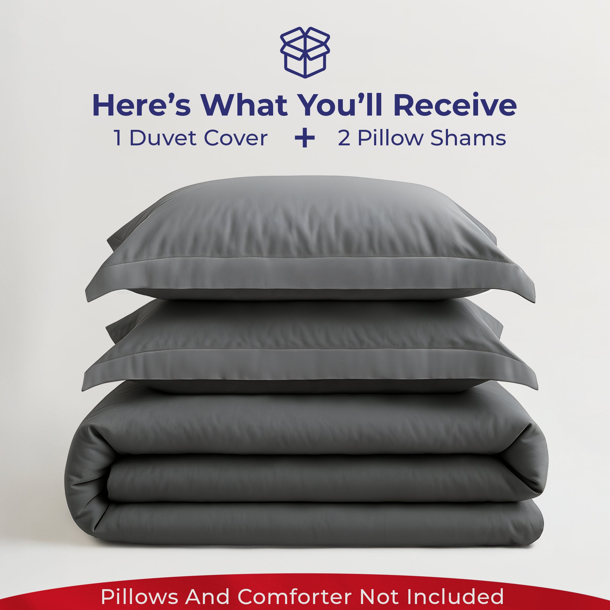 American Soft Linen Luxury 100% Cotton Sateen Weave Duvet Cover Set, 1 Duvet Cover and 2 Pillow Shams, Machine Washable 3 Piece Bedding Sets