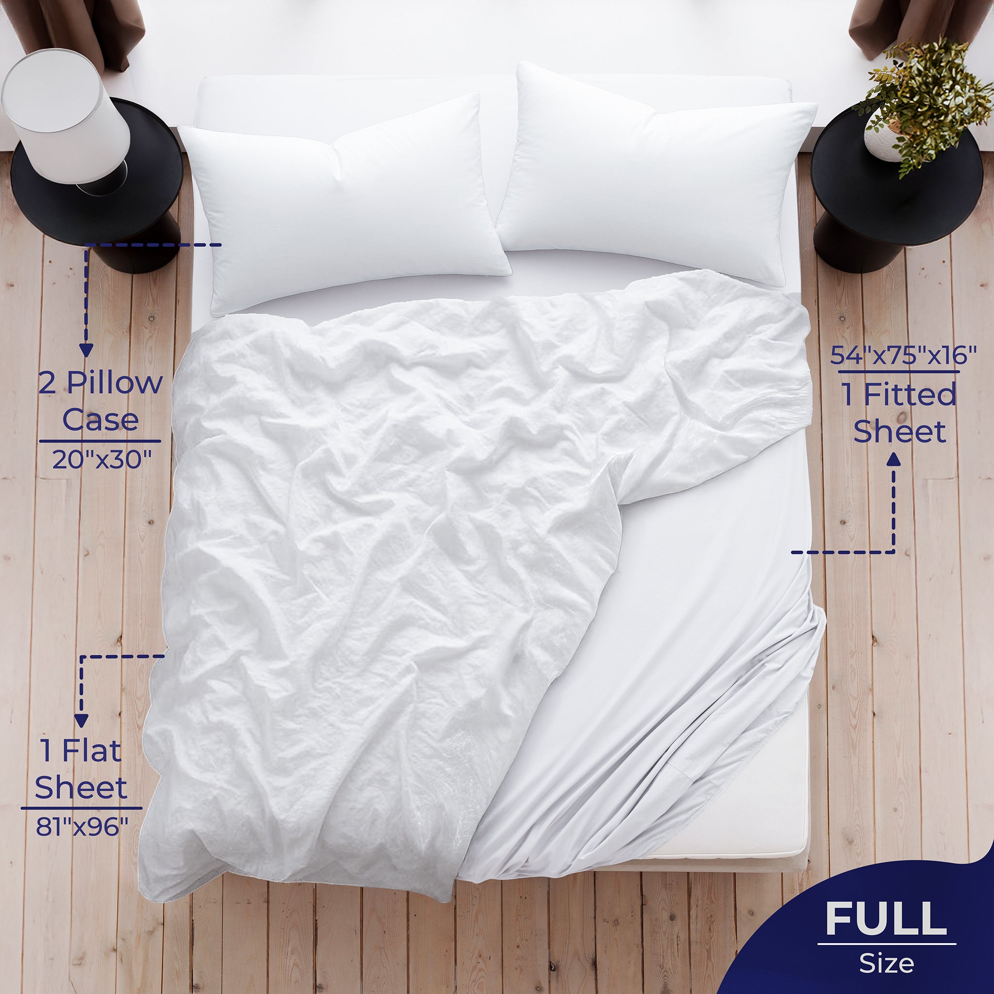 American Soft Linen Cotton Sateen Sheets - Thumbnail 4