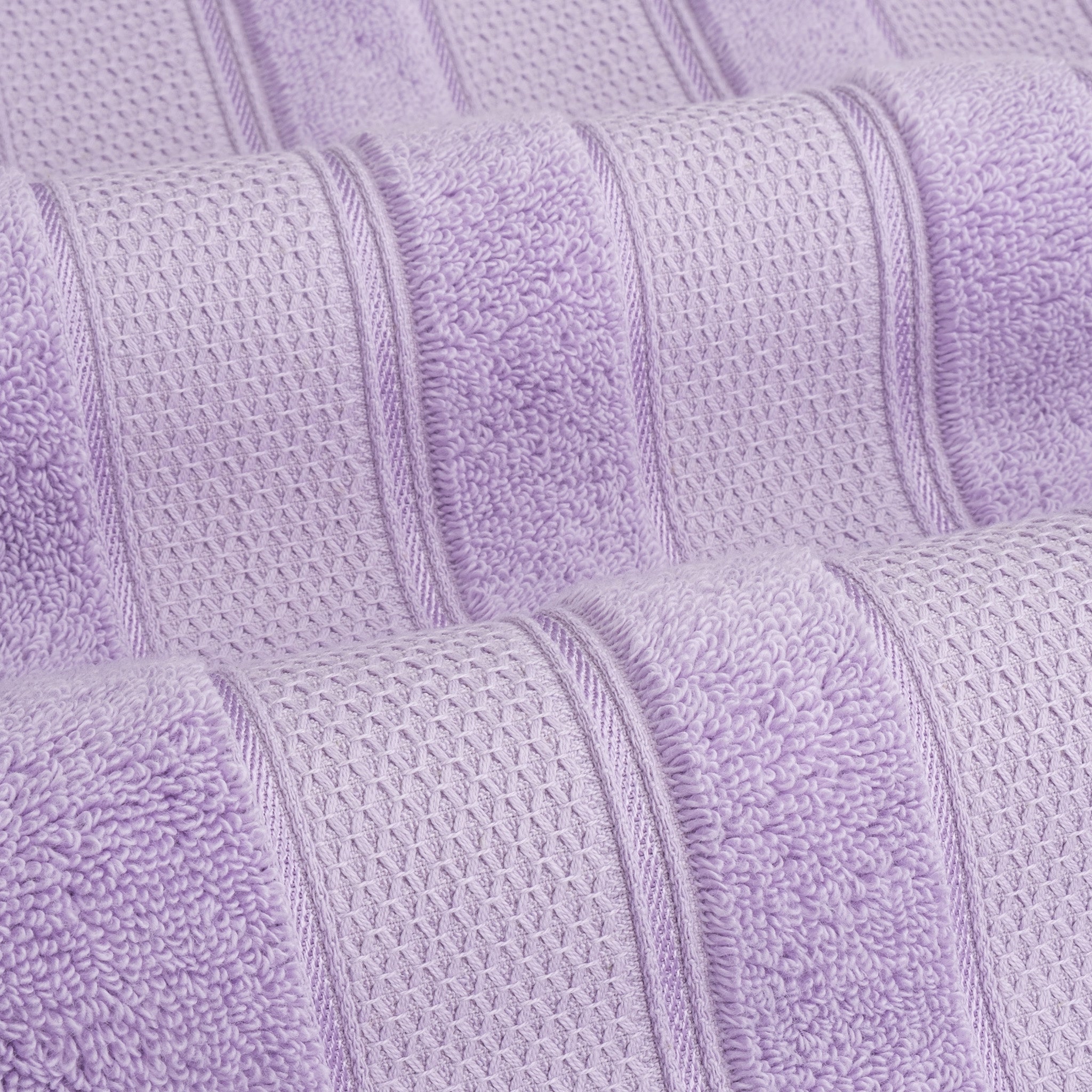 American Soft Linen Salem 4-Pack Bath Towel Sets, 100% Cotton Luxury Turkish Towels, Super Soft, Absorbent, Premium Wholesale Bath Towels - Lilac 3
