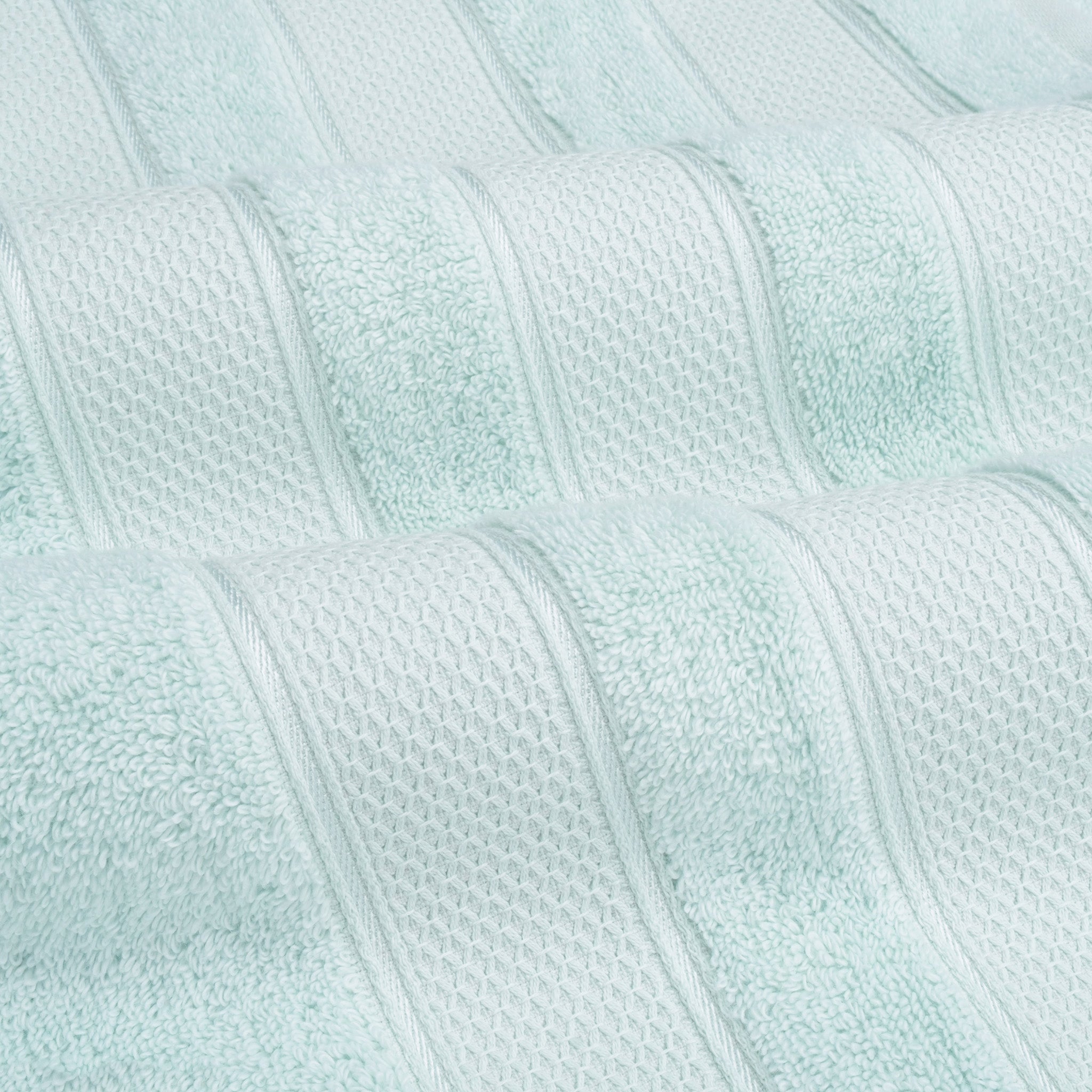 American Soft Linen Salem 4-Pack Hand Towel Sets, 100% Cotton Luxury Turkish Towels, Super Soft, Absorbent, Premium Wholesale Hand Towels - Mint 3