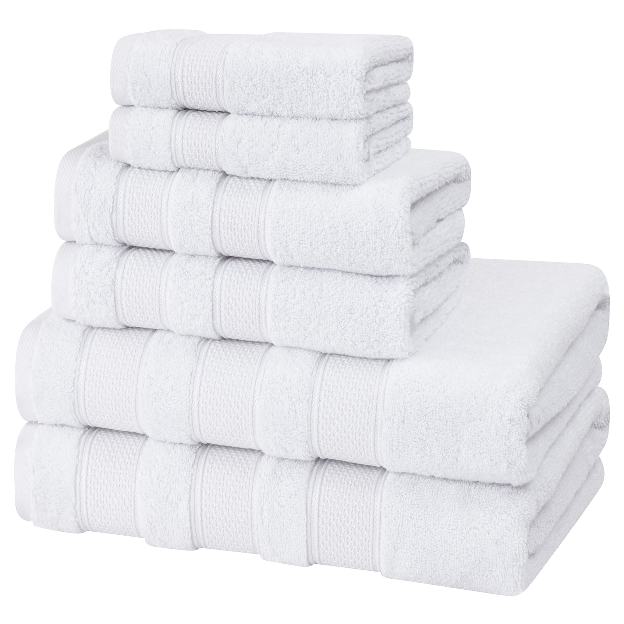 Salem 6 Piece 100% Cotton Luxury Bath Towel Set